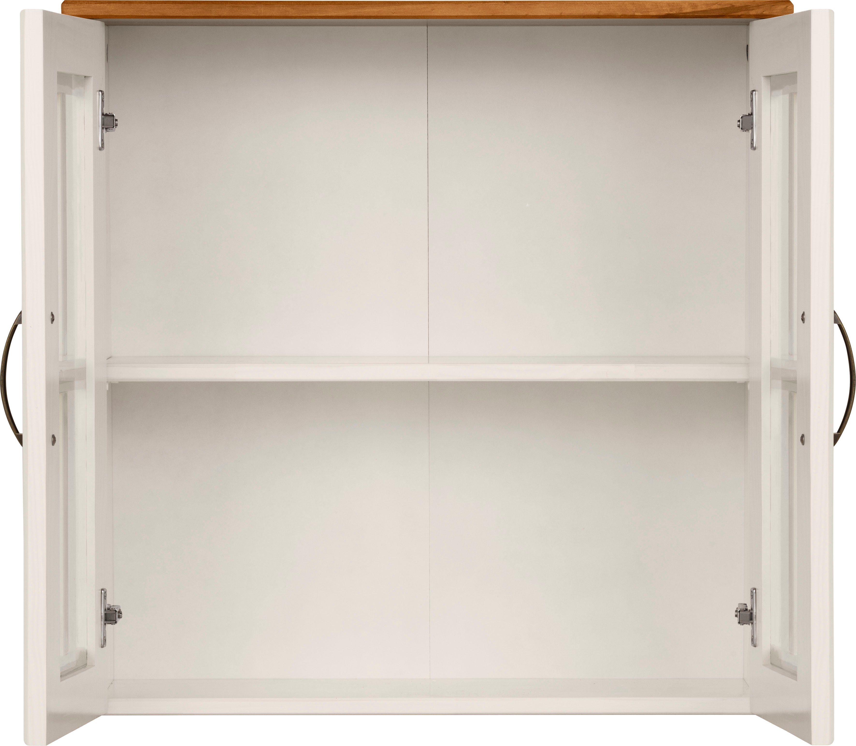 Home affaire Hangend kastje Rodby Massief, FSC®-gecertificeerd hout, grepen metaal, breedte 60 cm, hoogte 60 cm