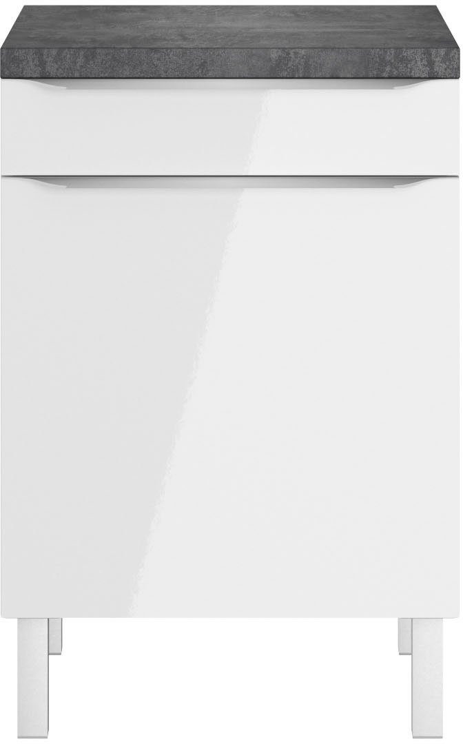 OPTIFIT Onderkast Lilly2 Breedte 60 cm, 1 deur, 1 plank onderkasten wit
