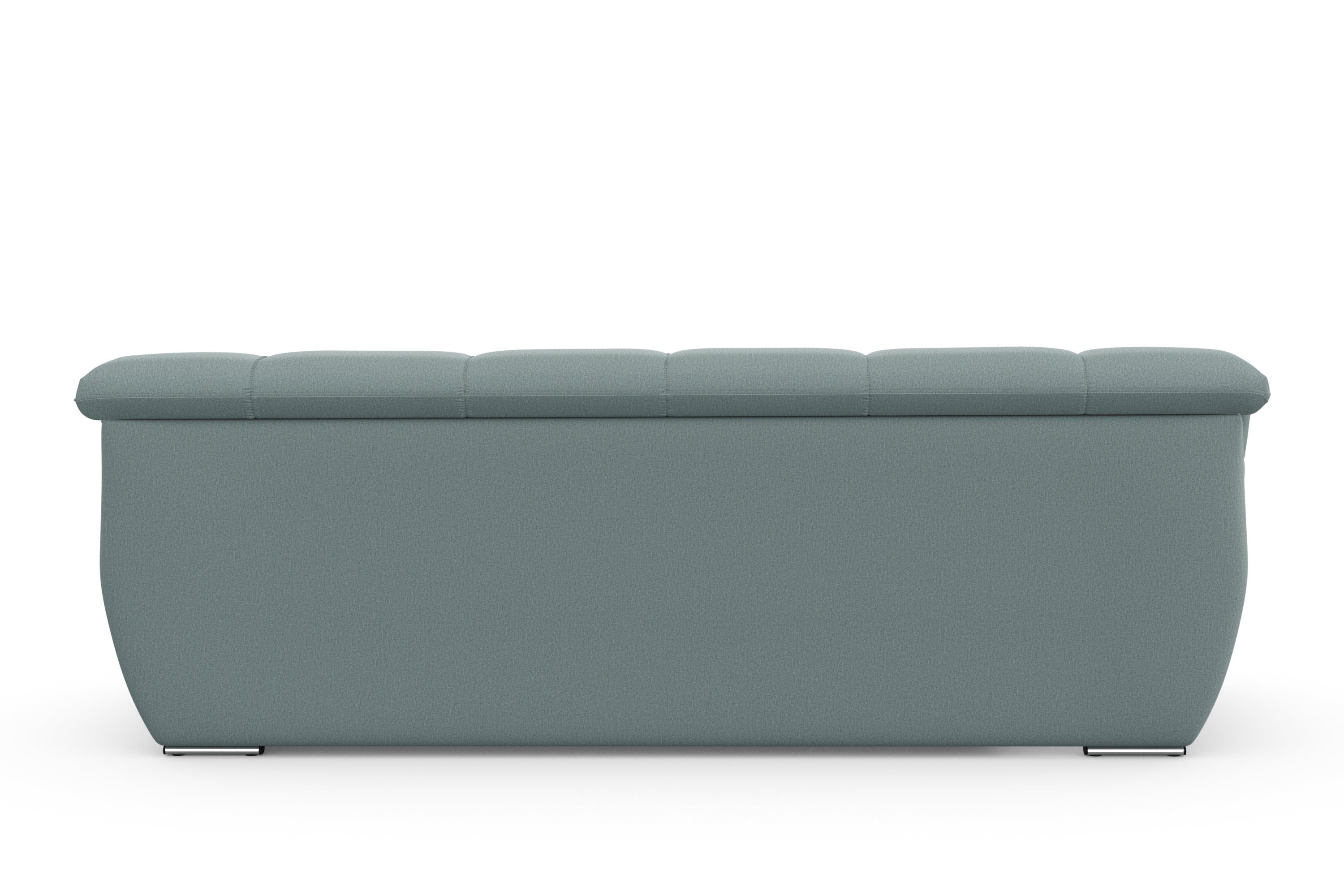 DOMO collection 3-zitsbank Splash, moderne stiksels in de zitting en rug, comfortabel,