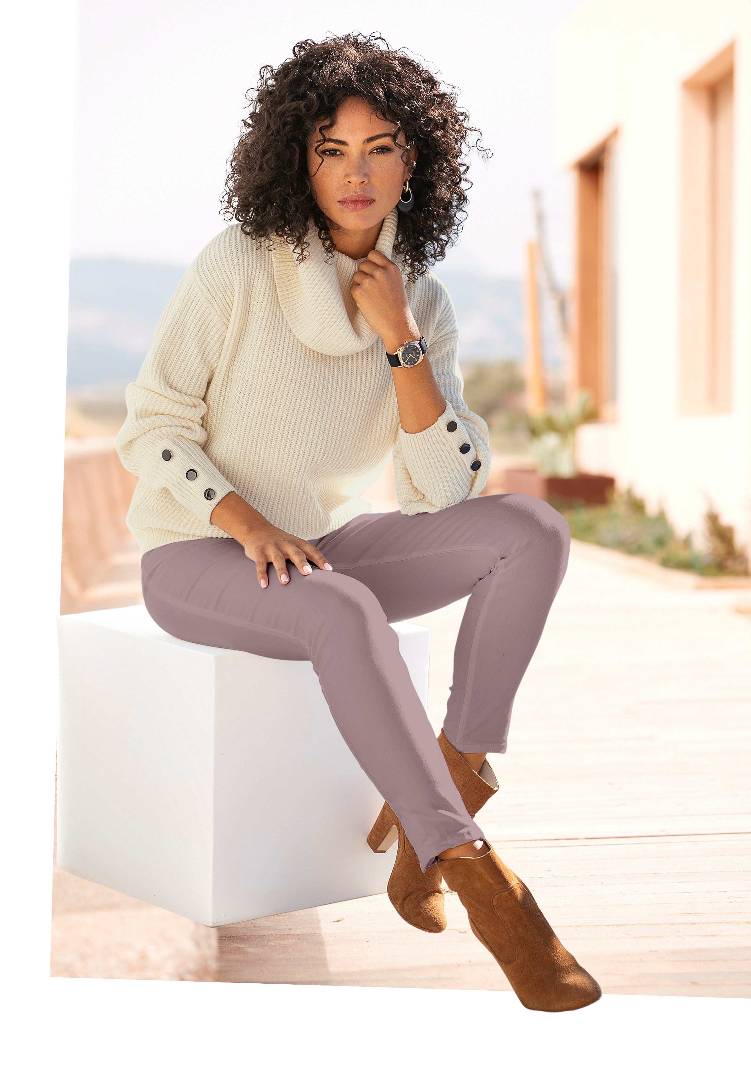 Lascana 7/8-jegging in skinny fit, stretch denim, basic