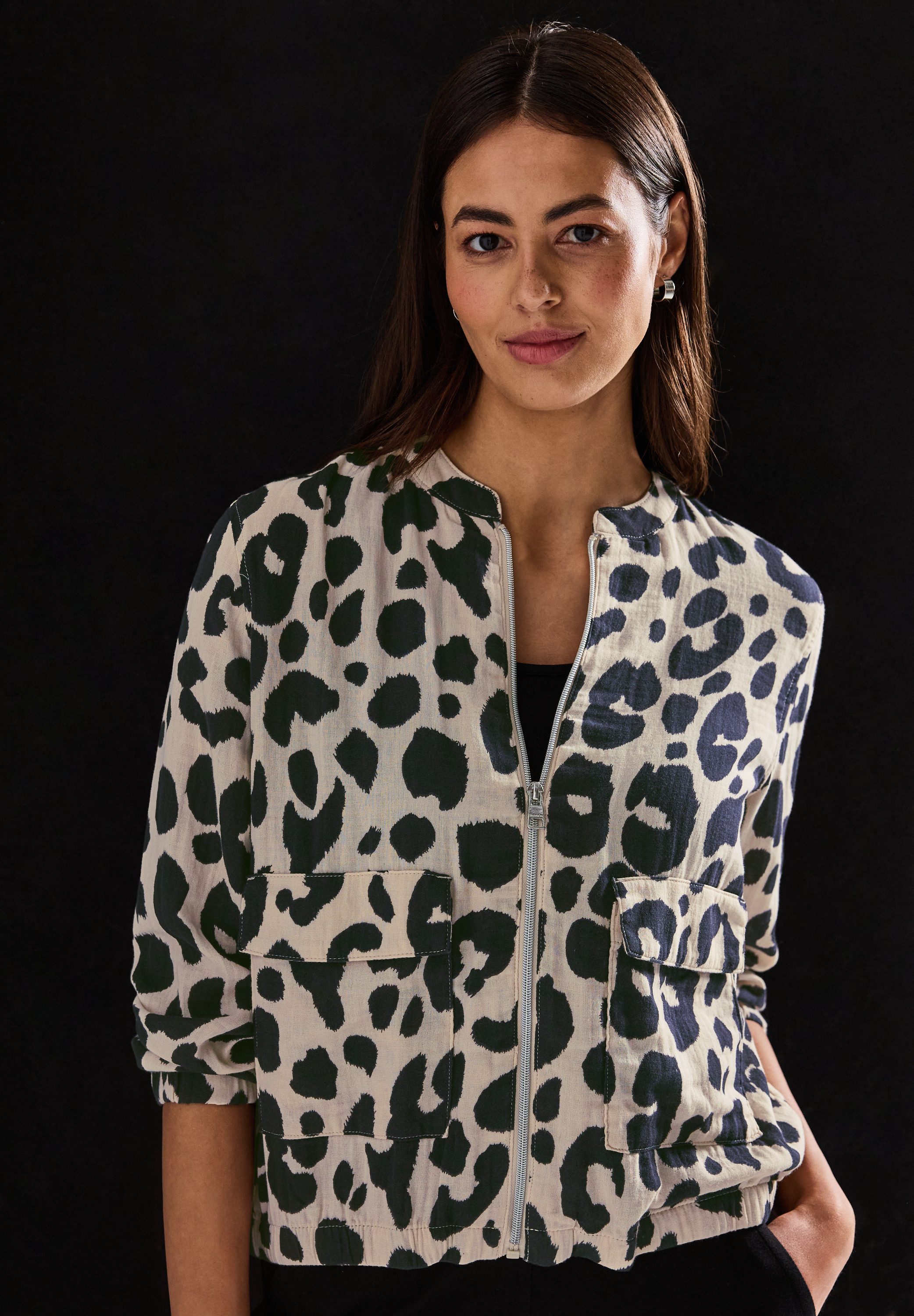 STREET ONE Blouson met animal-print