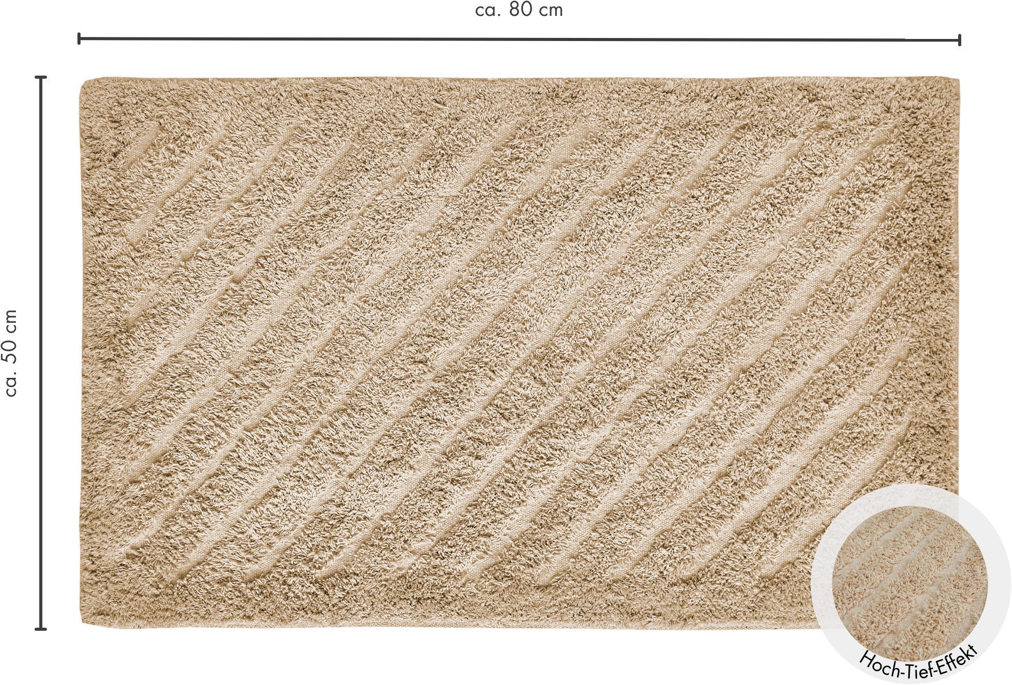 Andiamo Badmat Havanna, 50x80 cm (1 stuk)