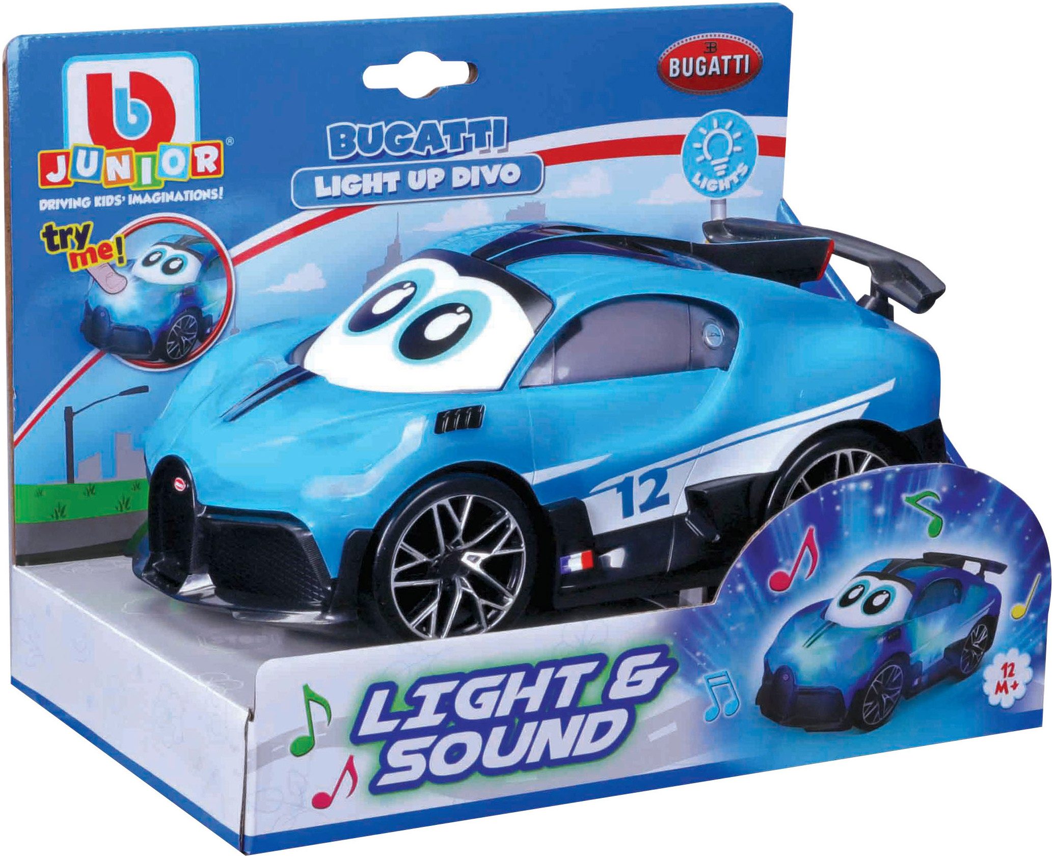 bbJunior Speelgoedauto Light up Bugatti Divo