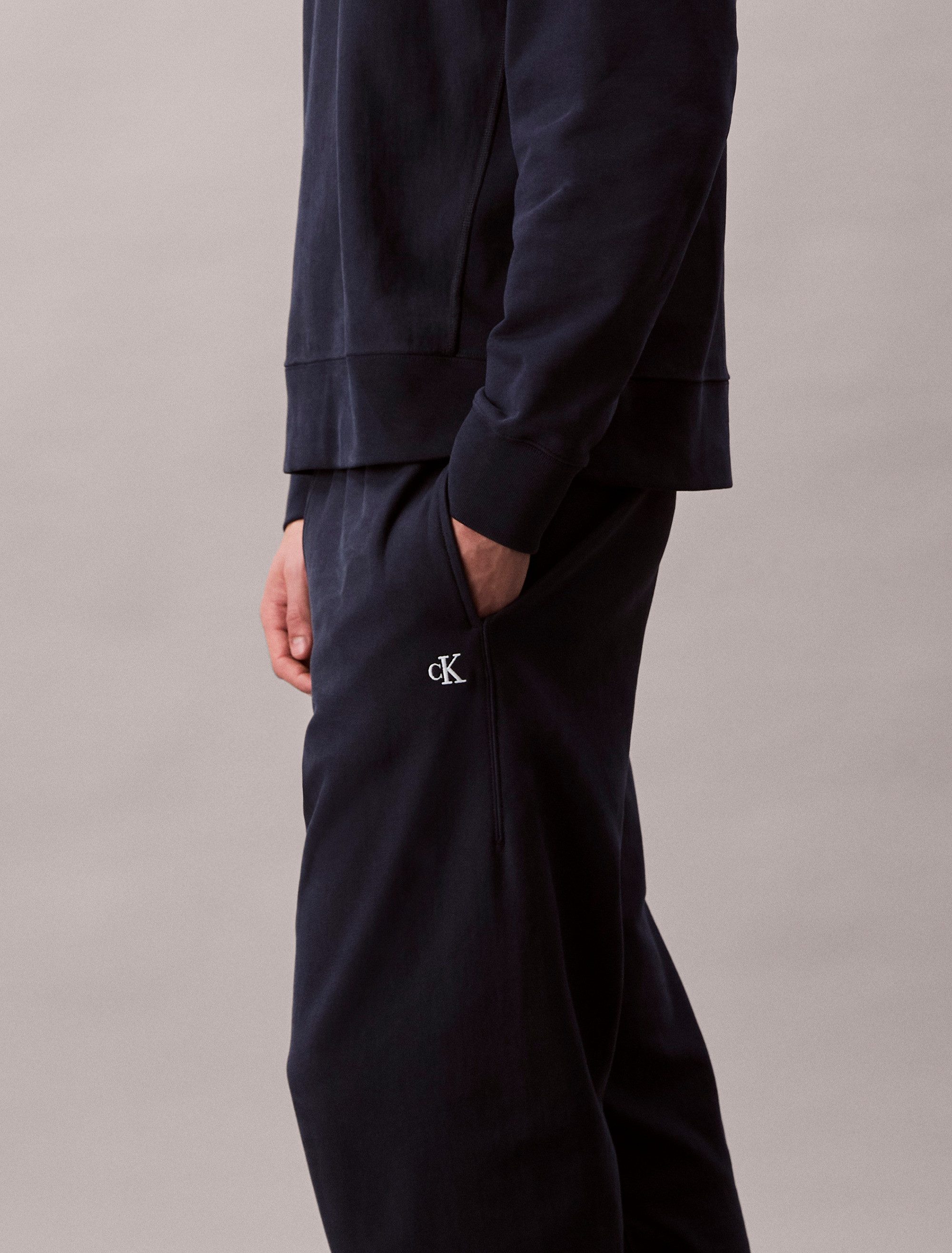 Calvin Klein Sweatbroek PREMIUM TERRY MONOGRAM JOGGER