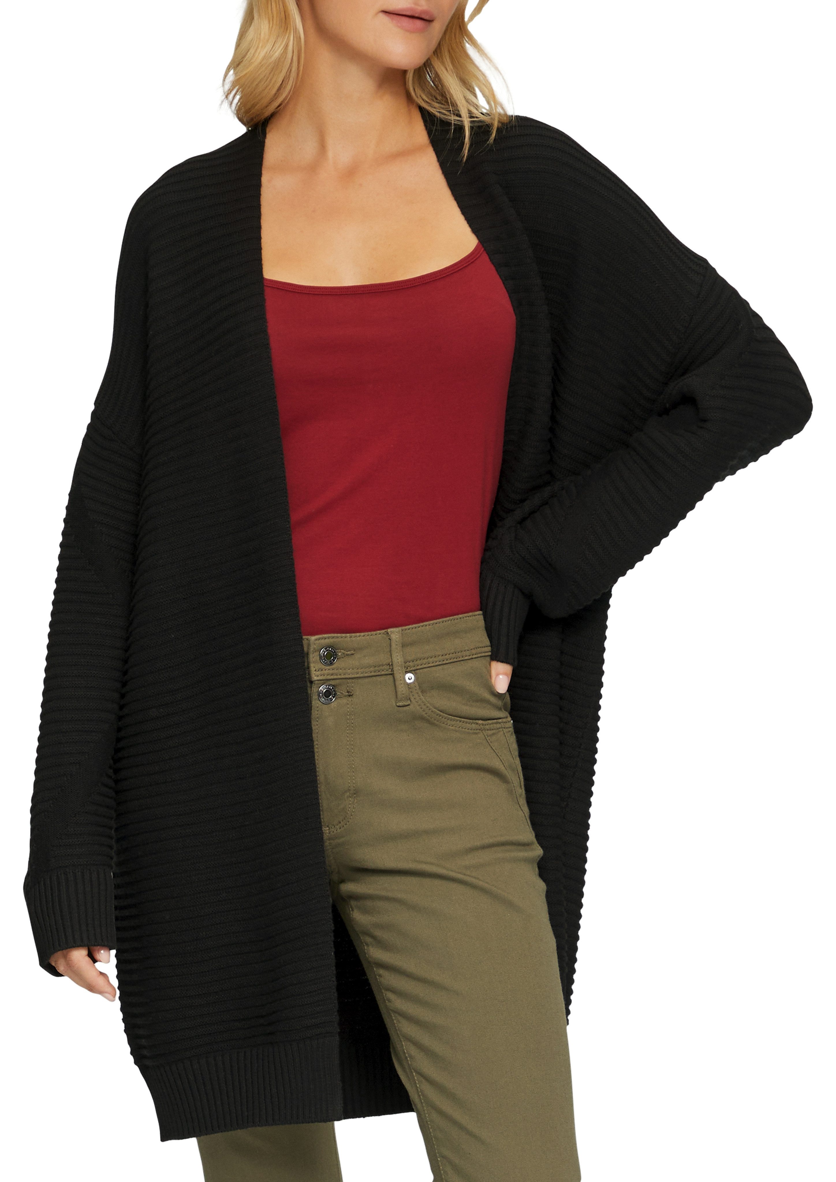 S.Oliver Cardigan in tricot-look