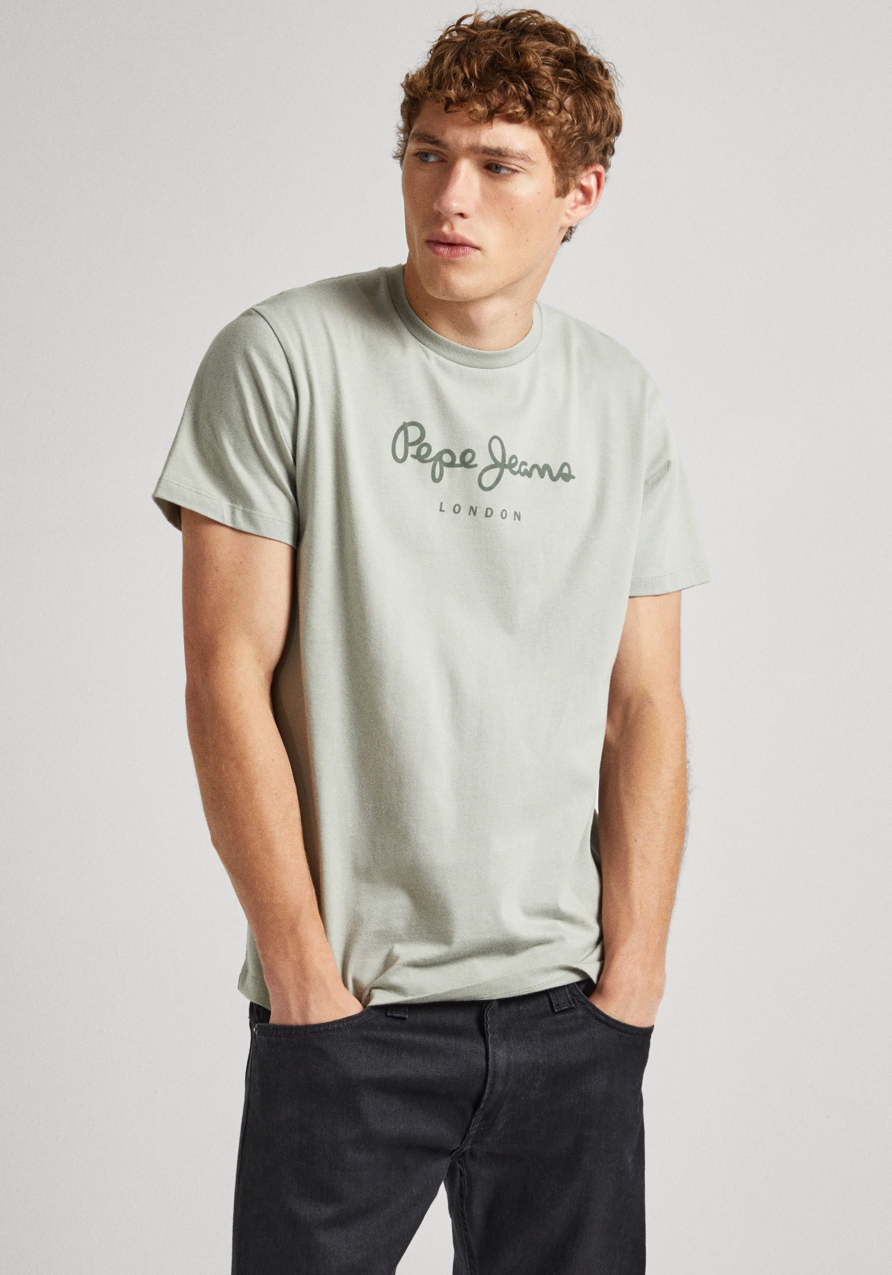 Pepe Jeans Shirt met ronde hals EGGO