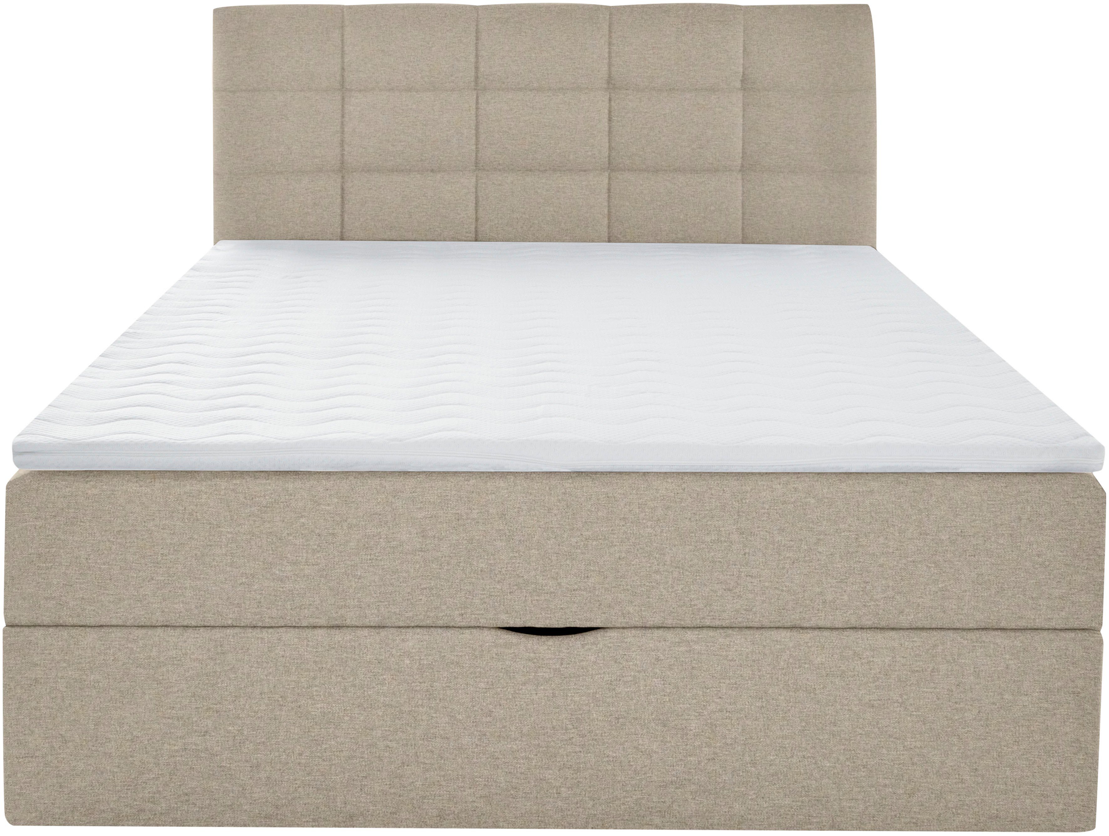 INOSIGN Boxspring OVALO optioneel met bedbox, verkrijgbaar in h2, h3 & h4