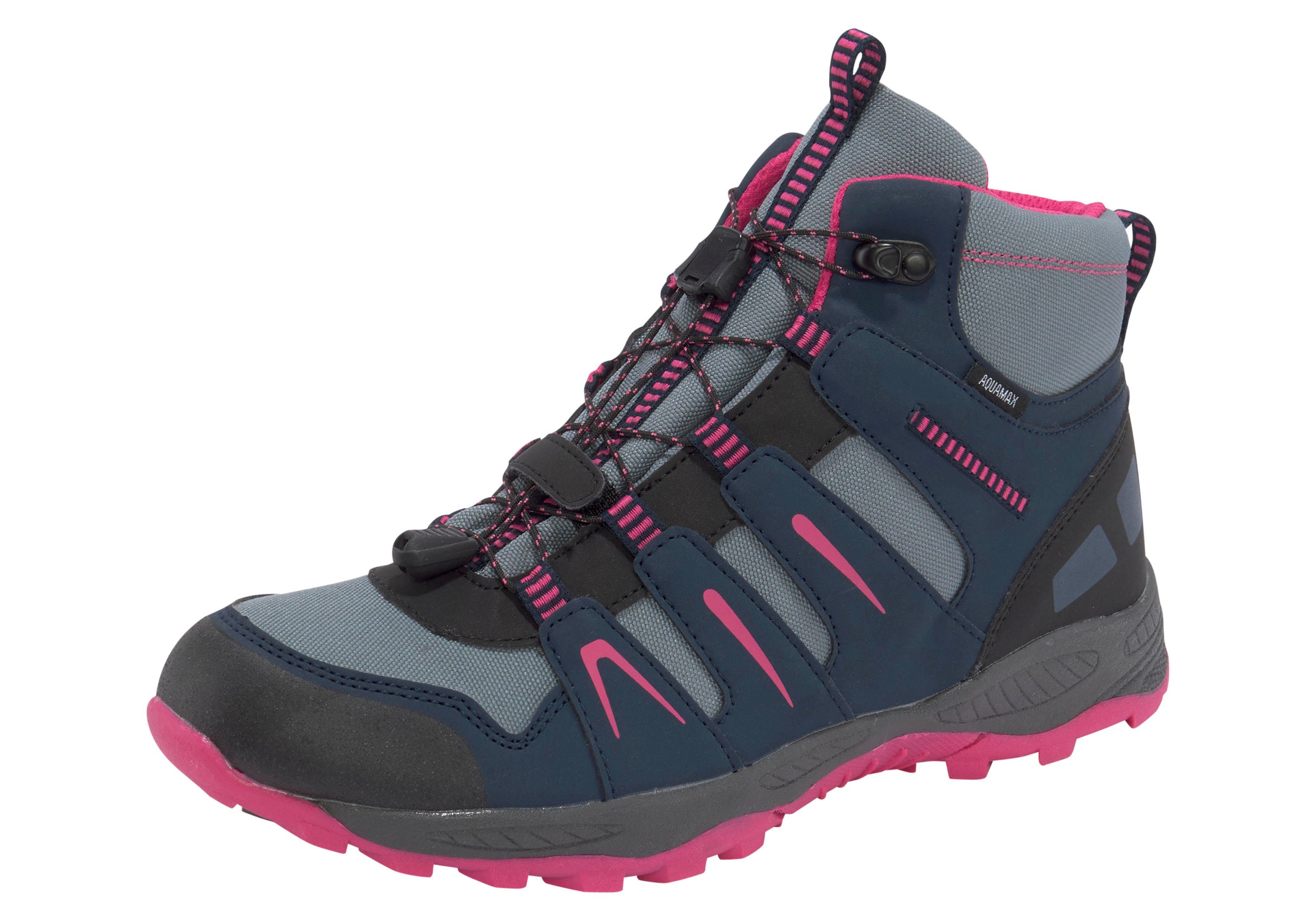 McKinley Outdoorschoenen Sonnberg AQX MID Jr. waterdichte trekkingschoenen voor kinderen wandelen & outdoor maat 39 blauw