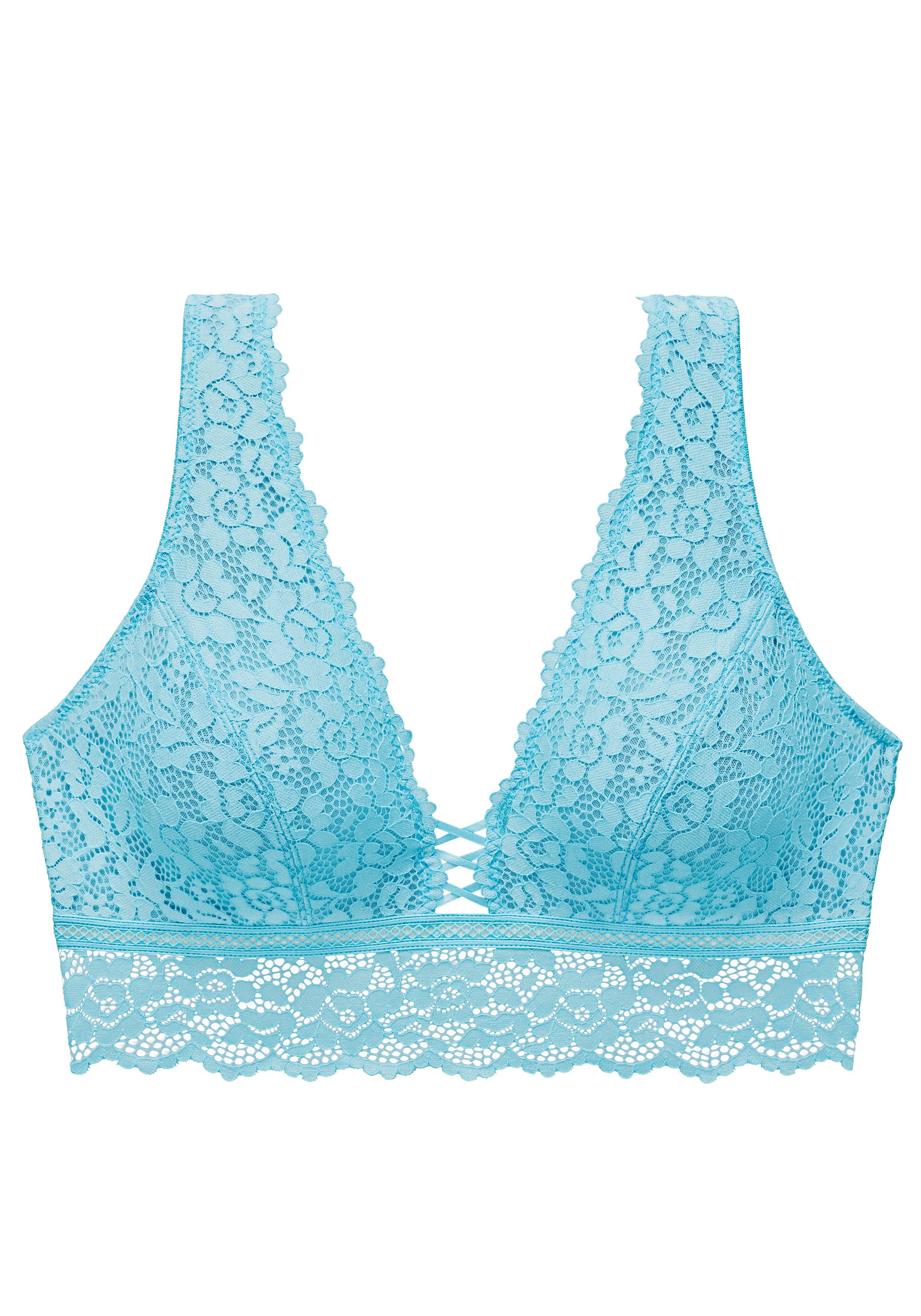 Vivance Bralette zonder beugels, rondom gebloemd kant, lingerie