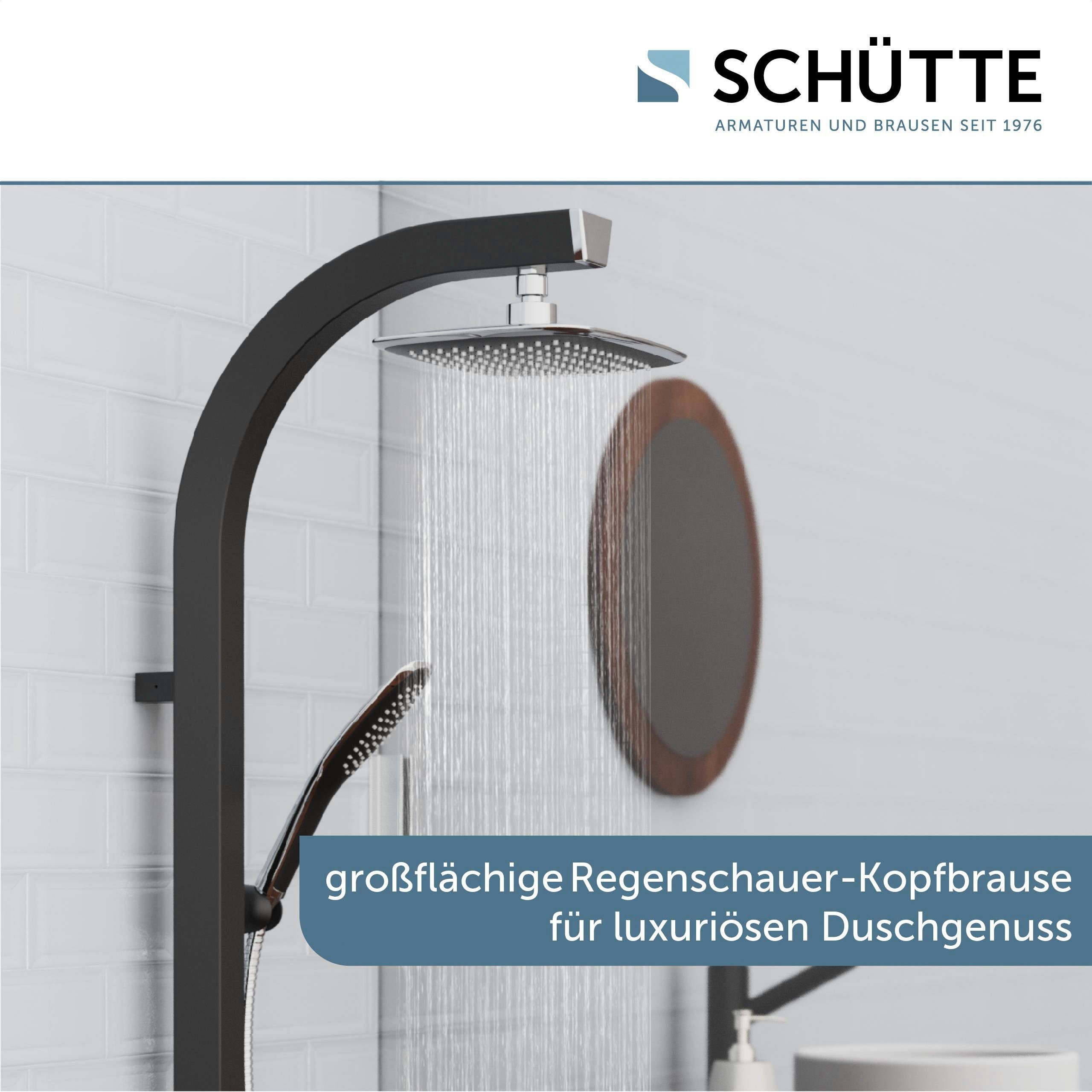 Schütte Slang en handdouche Madagaskar inclusief waterbesparende afdichting, antikalk, afneembaar zeepbakje (set)