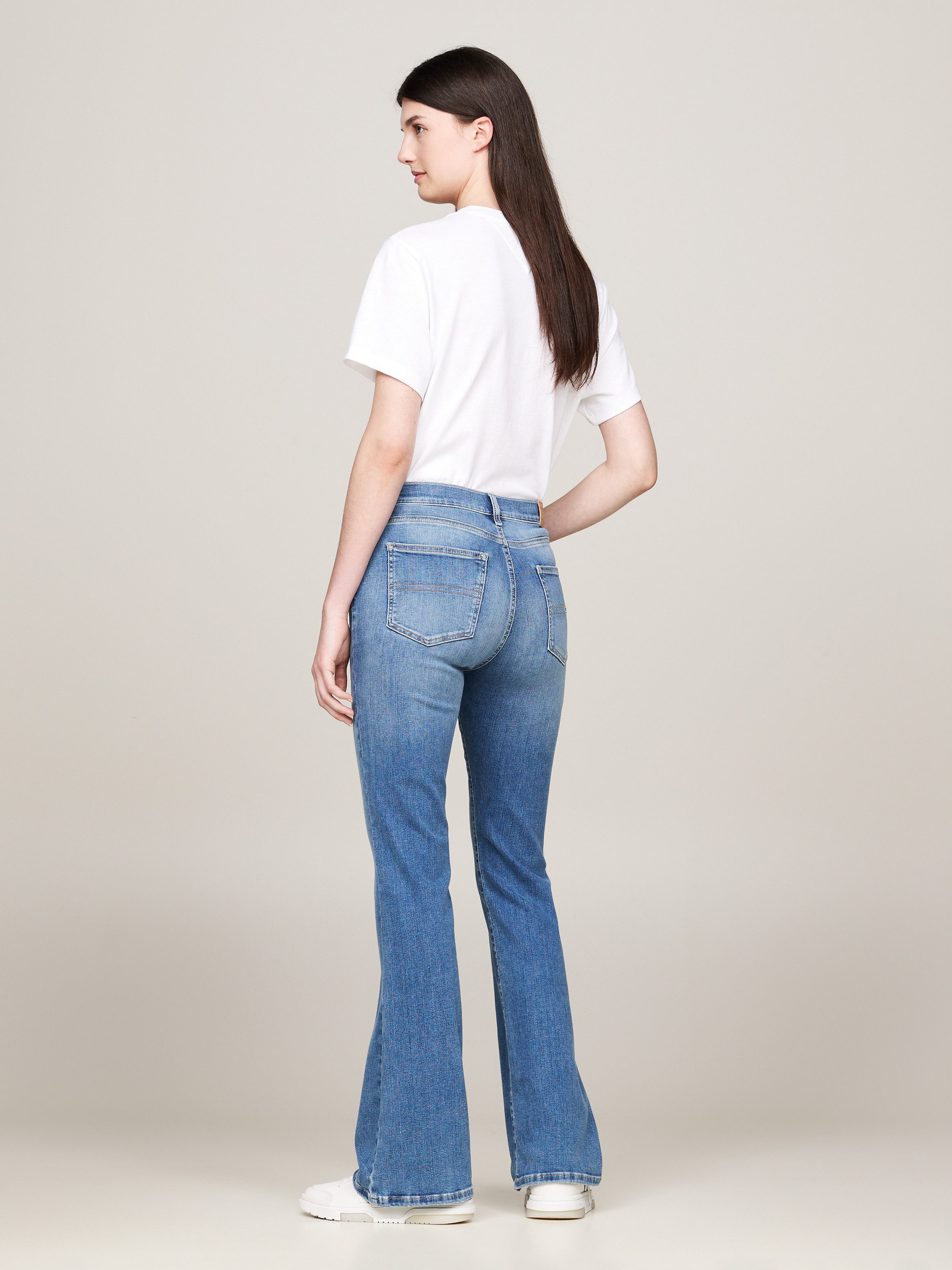 TOMMY JEANS Wijd uitlopende jeans Tommy Jeans SYLVIA - High waist - Flared Denim Jeans