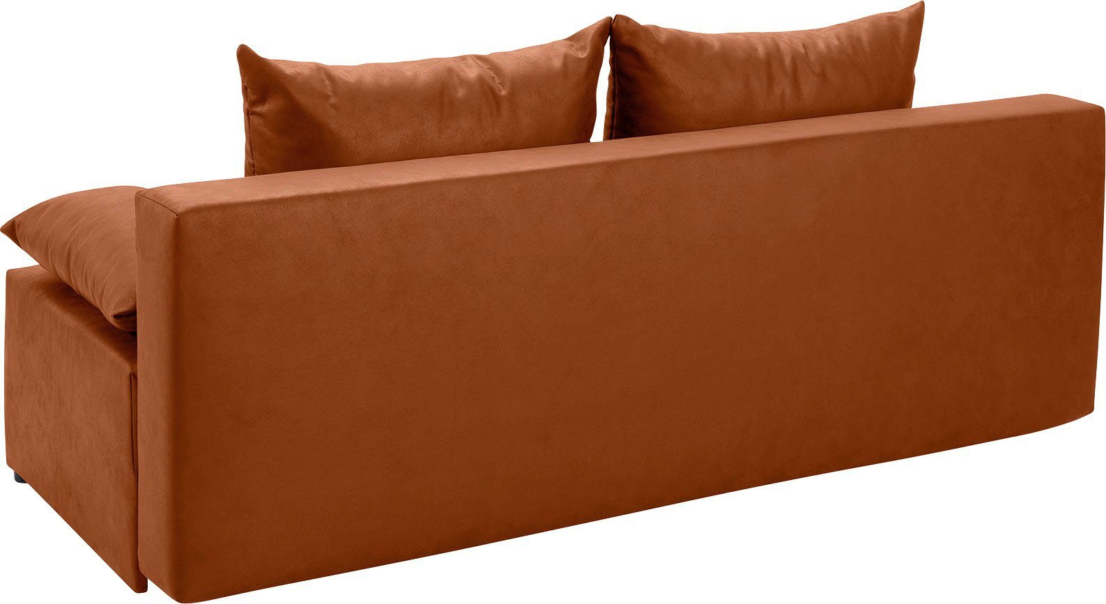 exxpo - sofa fashion Slaapbank Exxpo Tabou, Slaapbank met geweldige Opties Slaapfunctie,bedkist, naar keuze met liftbedfunctie en binnenvering