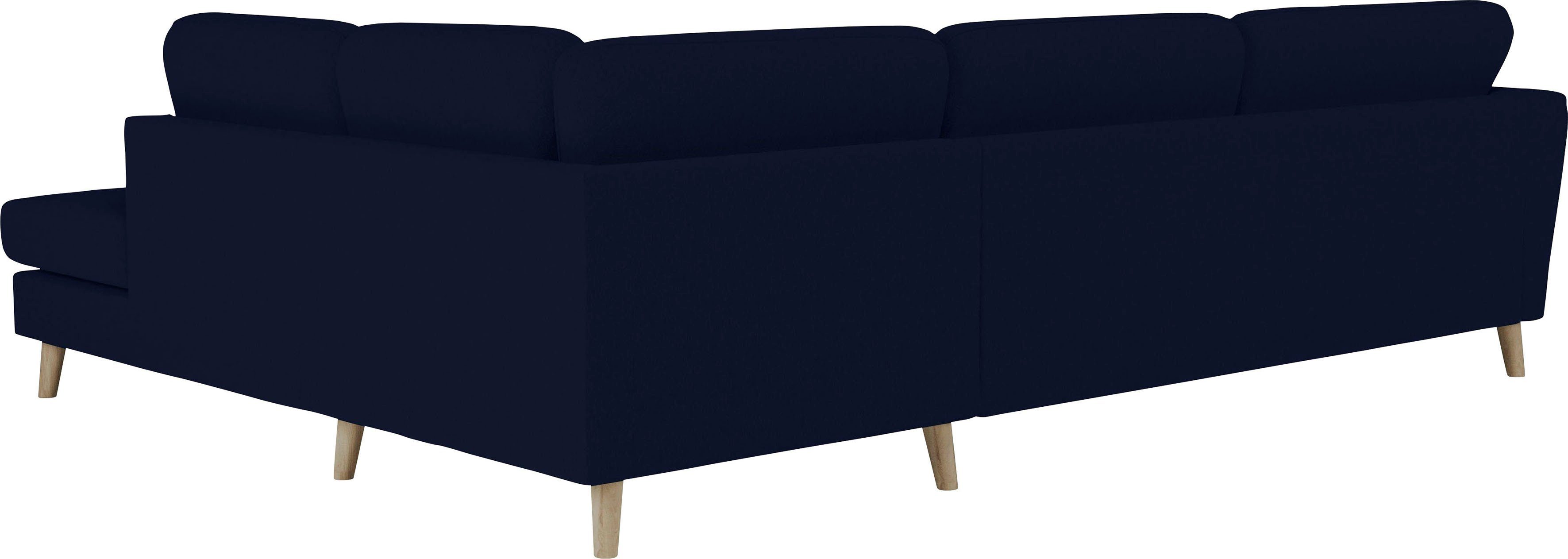 Home affaire Hoekbank MARSEILLE 278/202 cm, L-vorm, ottoman rechts/links, verschillende bekledingen