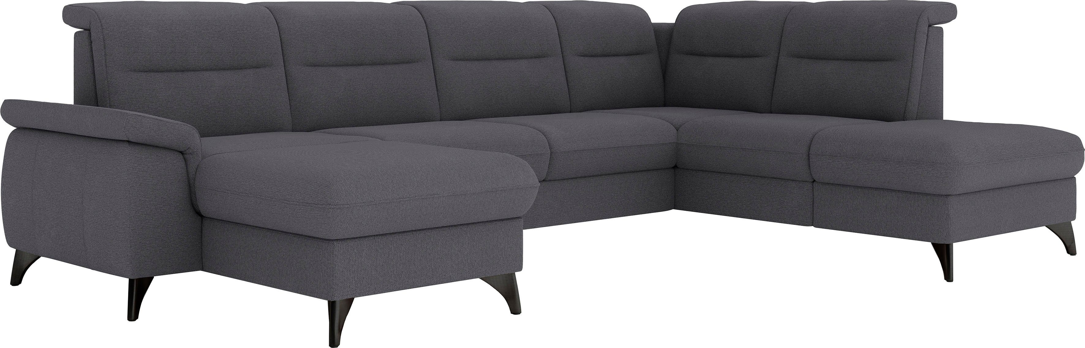 sit&more Zithoek Astoria U-vorm naar keuze met motorische relaxfunctie