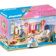playmobil constructie-speelset kleedkamer met badkuip (70454), princess made in germany (86 stuks) multicolor