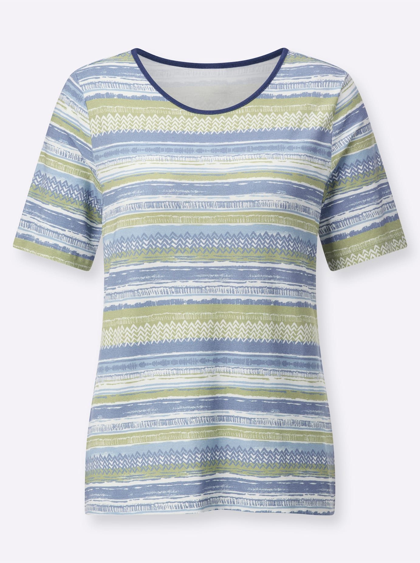 Casual Looks Shirt met korte mouwen Shirt met ronde hals (1-delig)