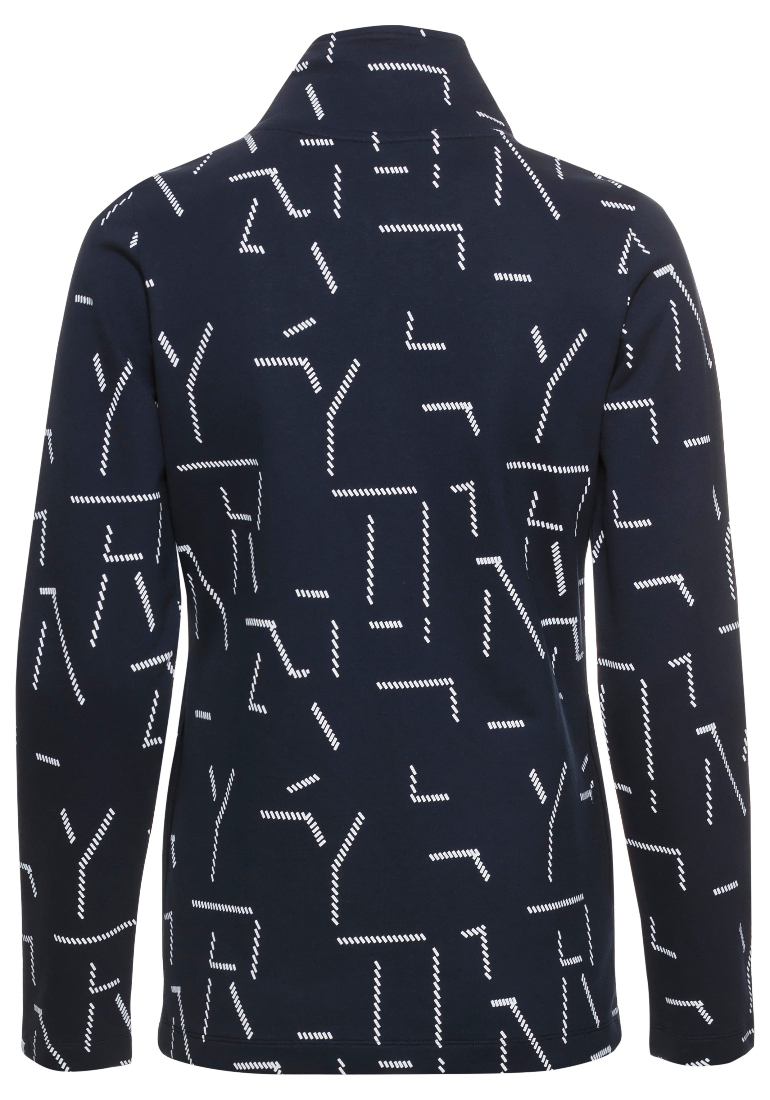 DELMAO Sweatvest met print all-over nieuwe collectie