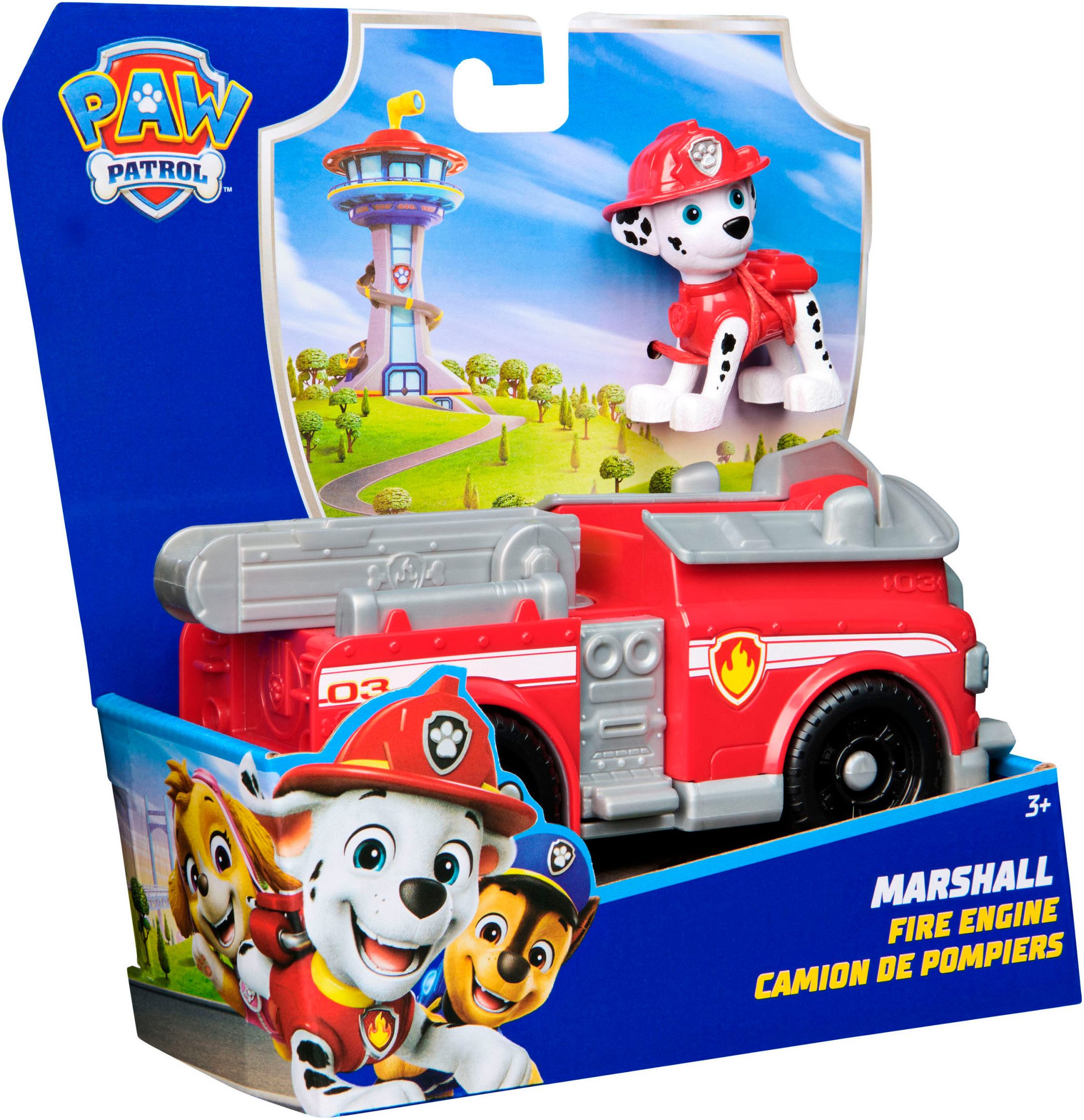 Spin Master Speelgoedauto PAW Patrol, Sust. Basic Vehicle Marshall