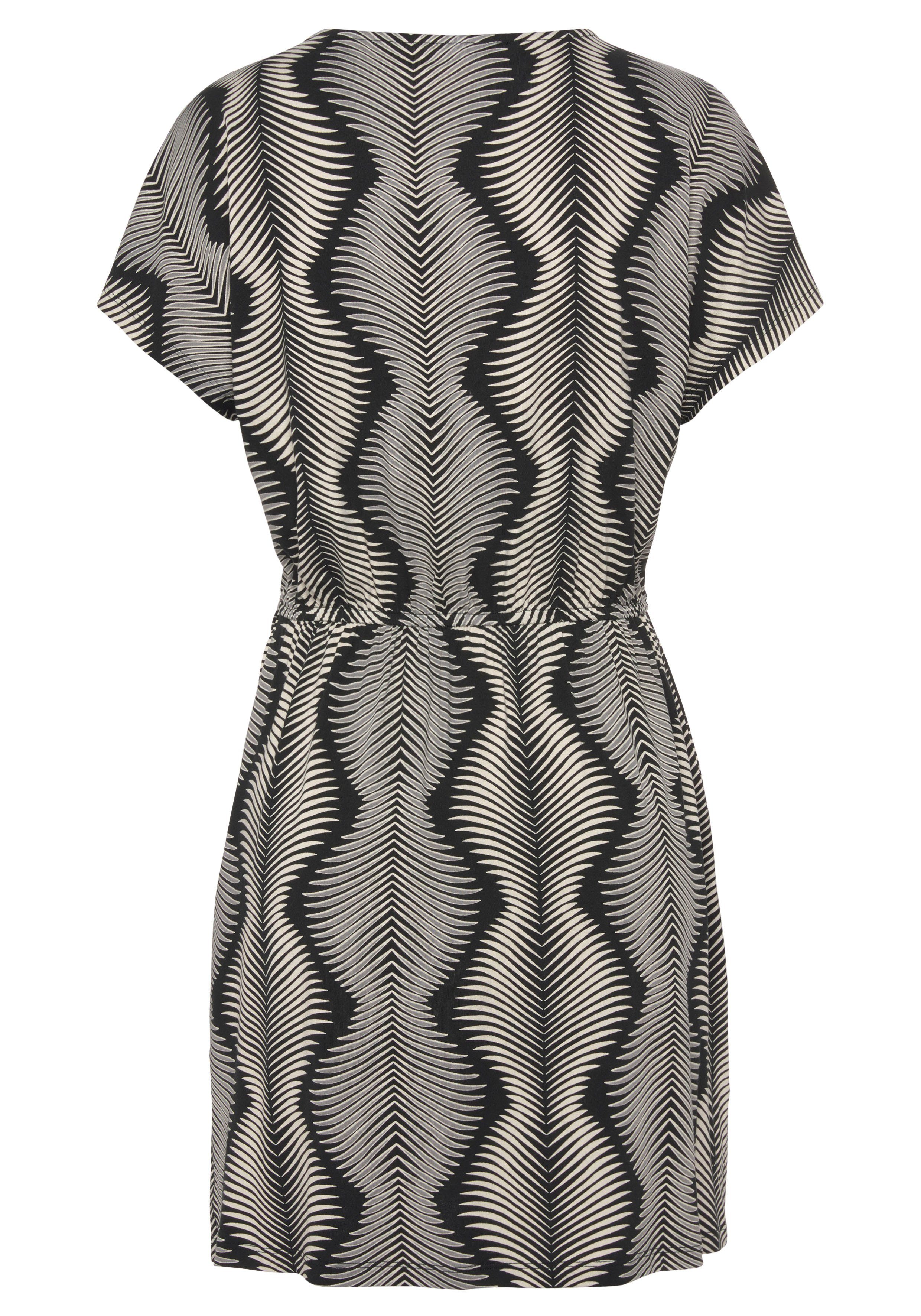 Lascana Nachthemd met grafische print all-over