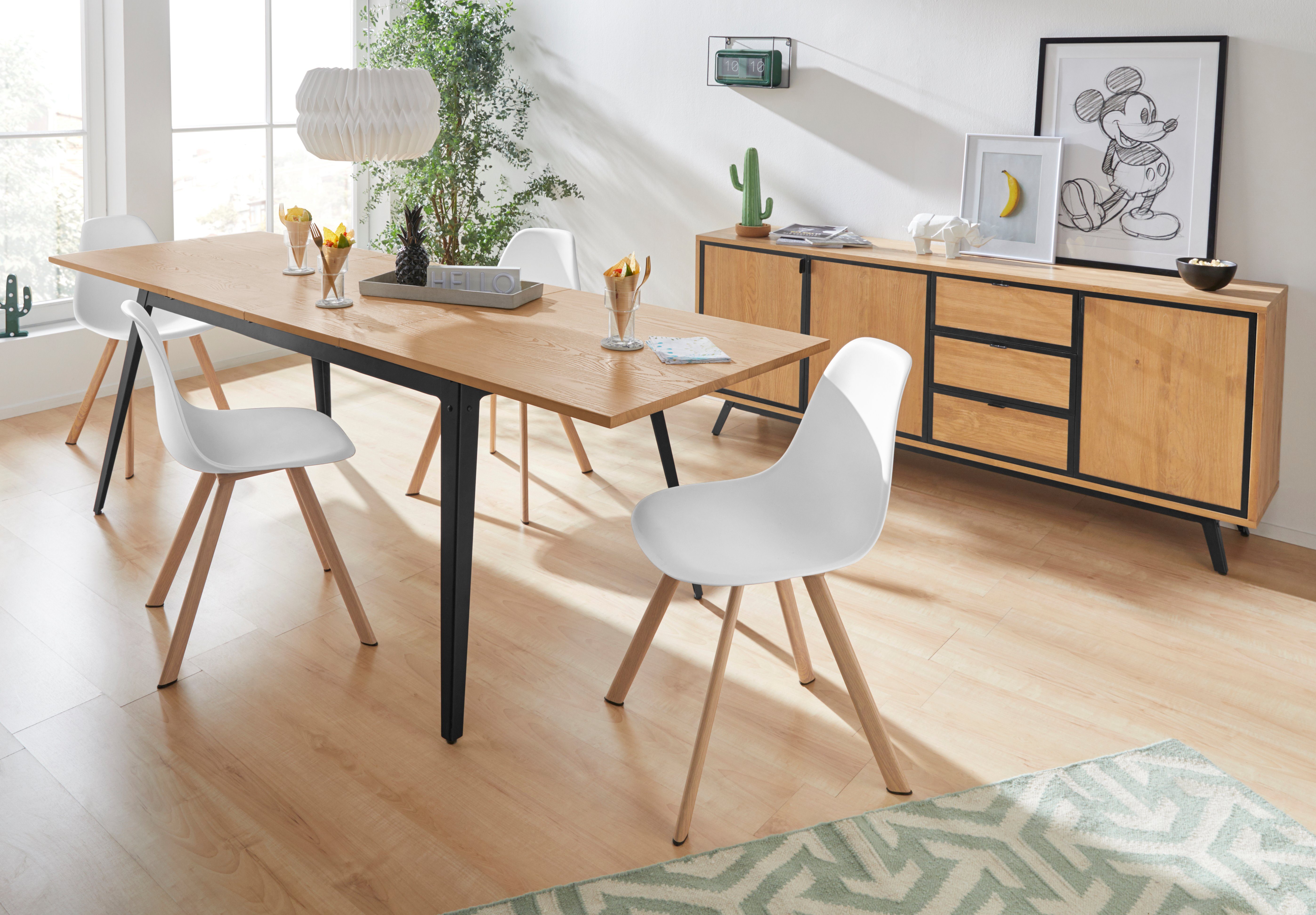 INOSIGN Dressoir Malu Commode met magnetvergrendeling op de deuren, van massief grenenhout