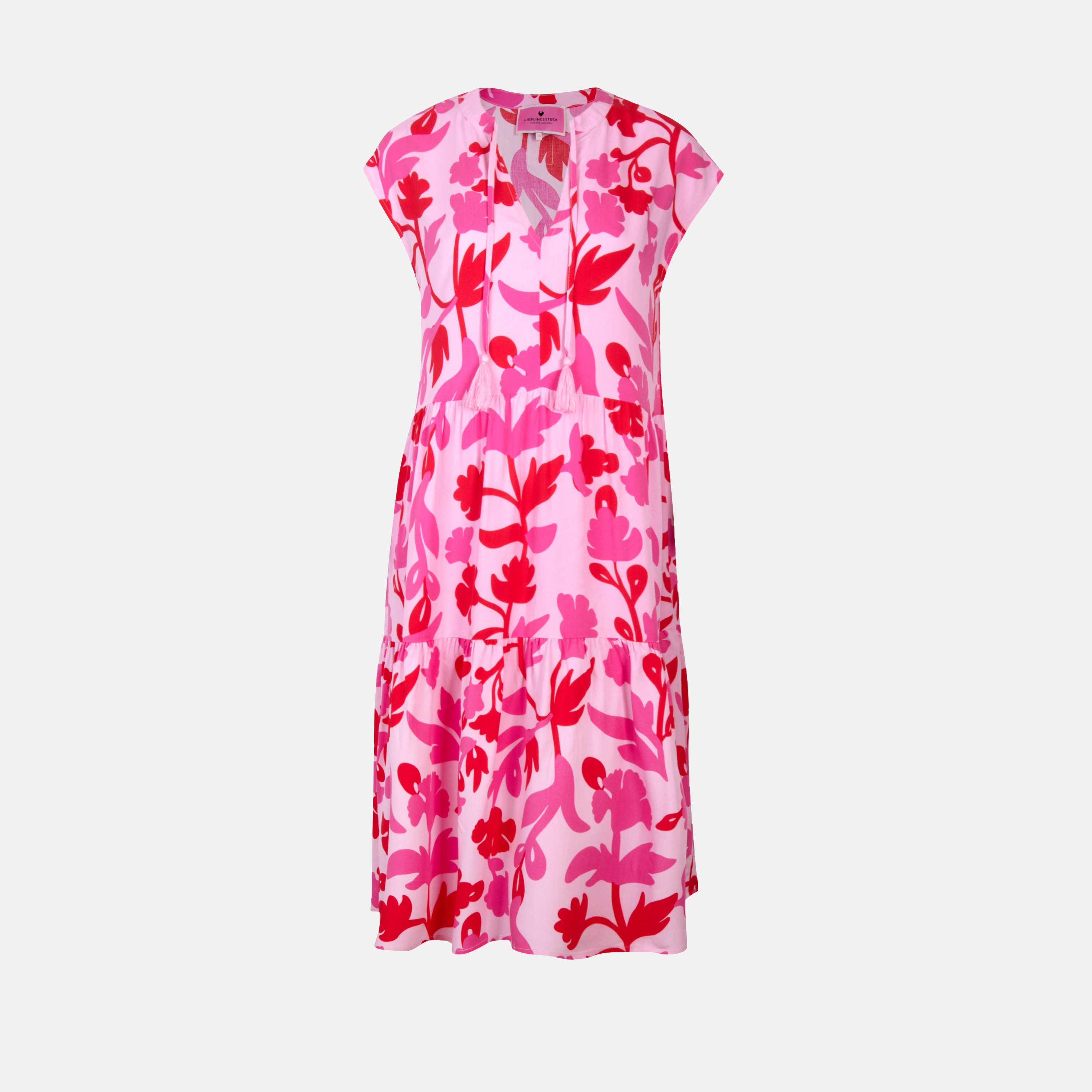 Lieblingsstück Zomerjurk met bloemenprint all-over
