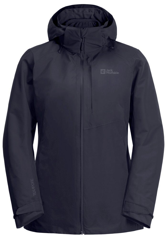 Jack Wolfskin Functioneel 3-in-1-jack BERGLAND 3IN1 JKT W