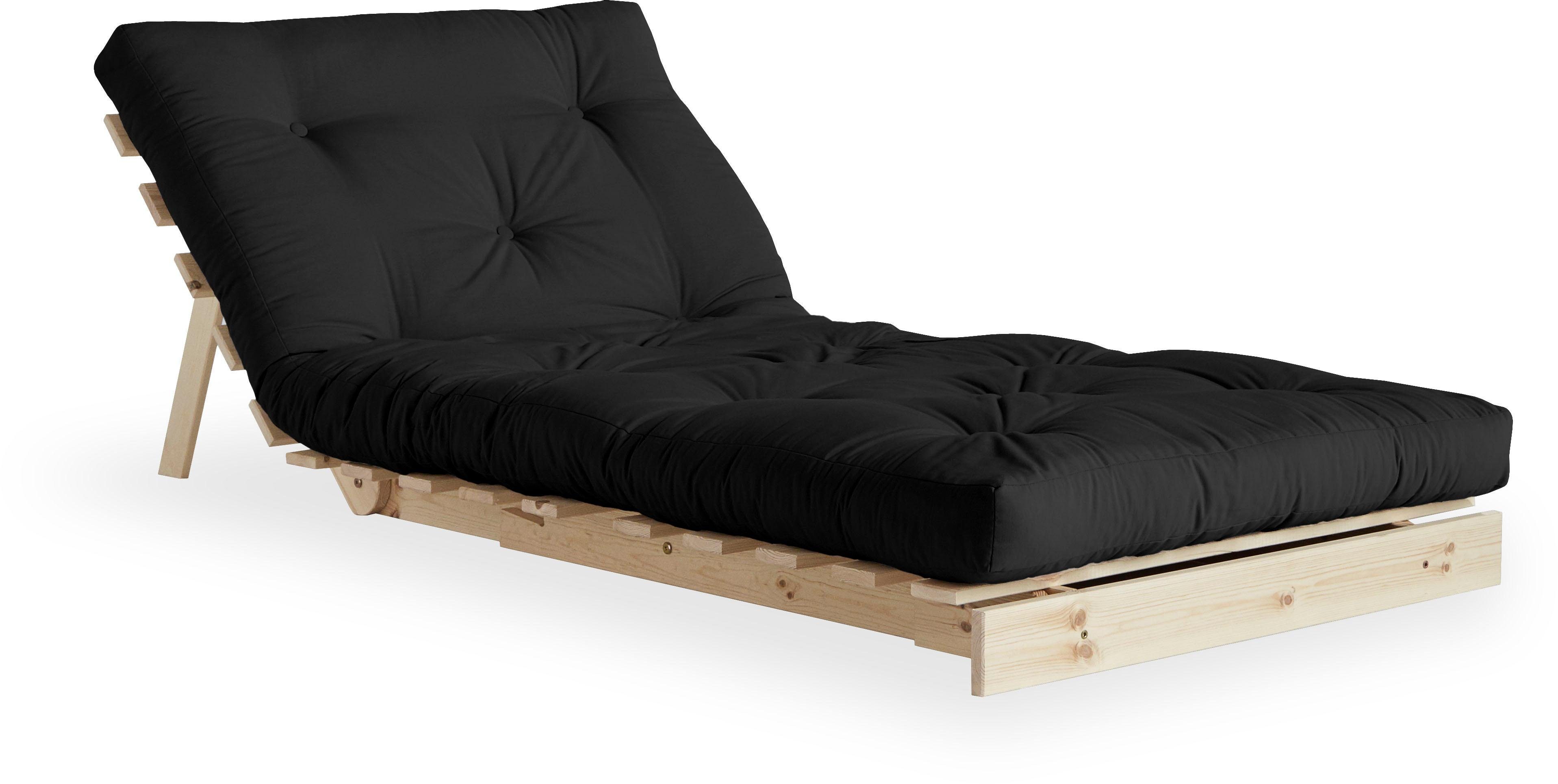 Karup Slaapbank Roots 90 slaapbank, logeerbed, bank met futonmatras Incl. futonmatras, ligoppervlak 90x200 cm, FSC® gecertificeerd dennenhout