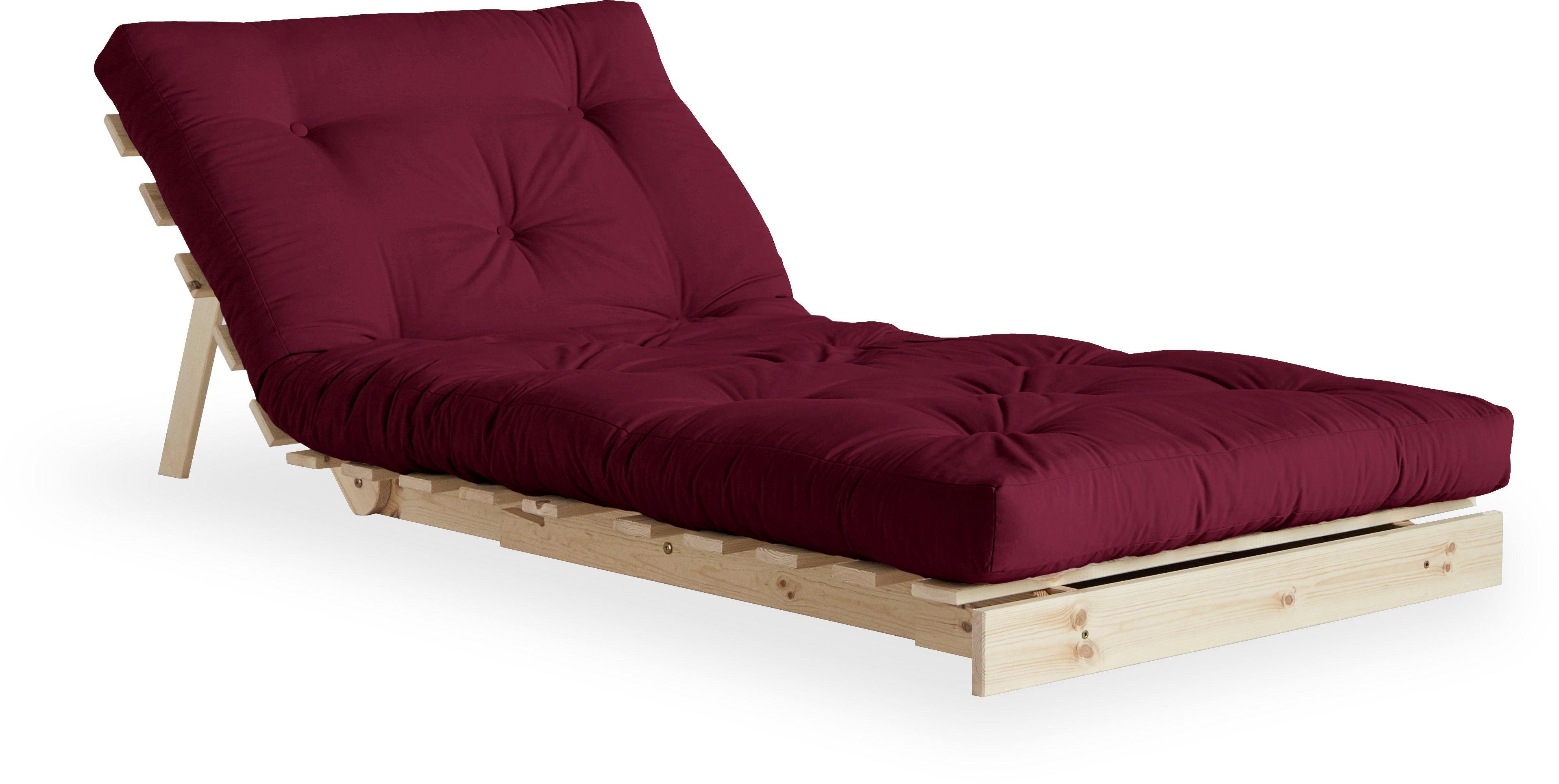 Karup Slaapbank Roots 90 slaapbank, logeerbed, bank met futonmatras Incl. futonmatras, ligoppervlak 90x200 cm, FSC® gecertificeerd dennenhout