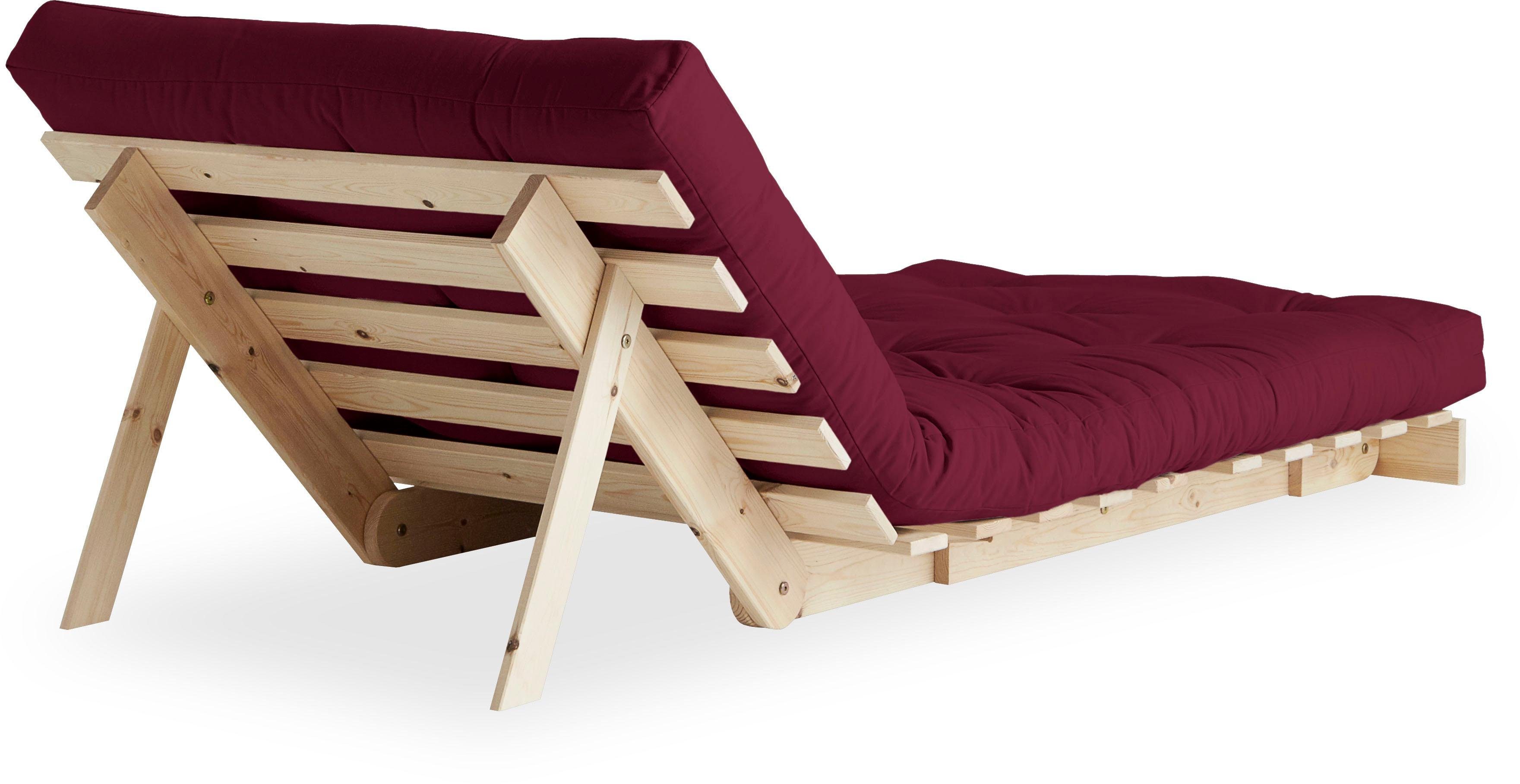 Karup Slaapbank Roots 90 slaapbank, logeerbed, bank met futonmatras Incl. futonmatras, ligoppervlak 90x200 cm, FSC® gecertificeerd dennenhout
