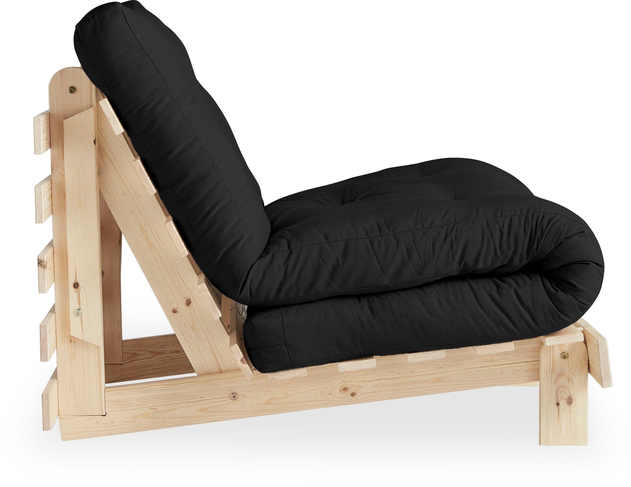 Karup Slaapbank Roots 90 slaapbank, logeerbed, bank met futonmatras Incl. futonmatras, ligoppervlak 90x200 cm, FSC® gecertificeerd dennenhout