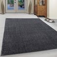 ayyildiz teppiche vloerkleed ata woonkamer, laagpolig vloerkleed, uni, grote keus in kleuren grijs
