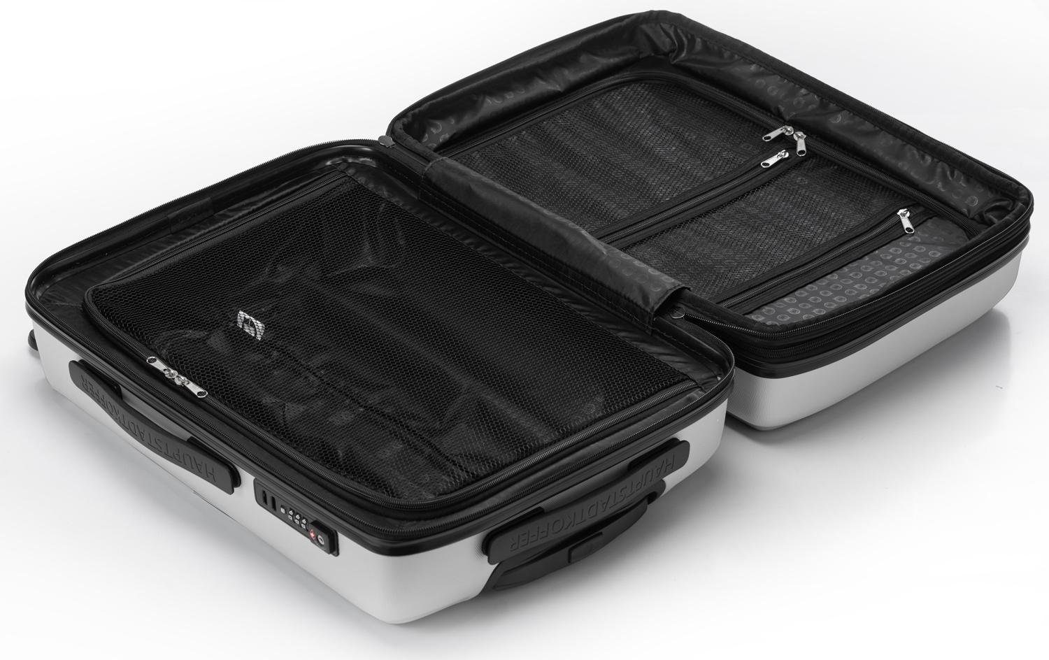Hauptstadtkoffer Hardshell-trolley Mitte, verschillende maten en kleuren Harde koffer reisbagage TSA-slot volumevergroting bij M/L