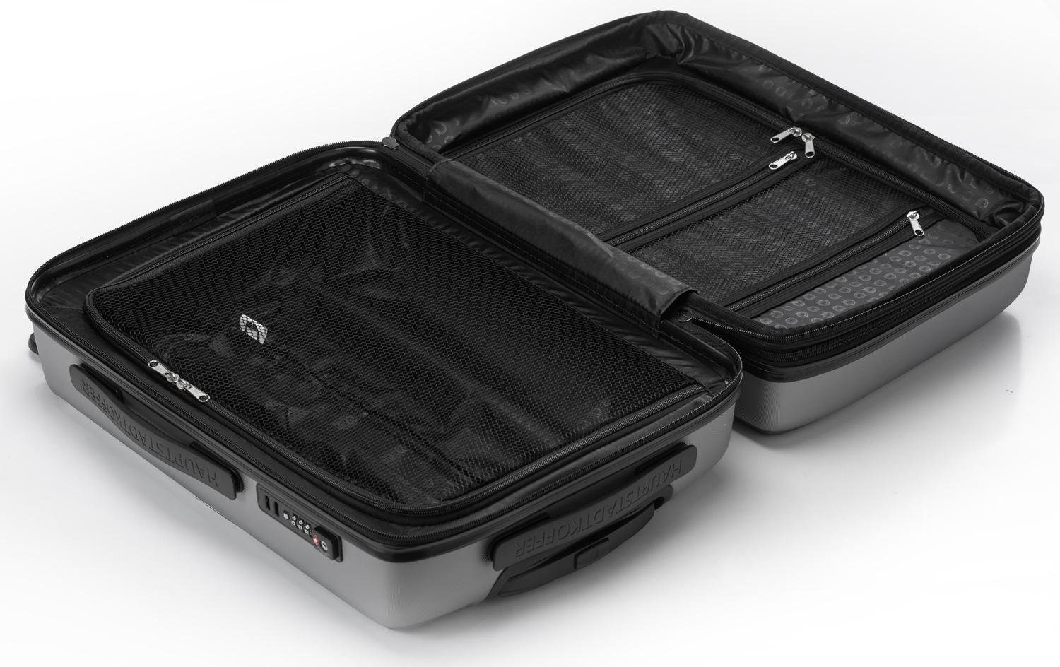 Hauptstadtkoffer Hardshell-trolley Mitte, verschillende maten en kleuren Harde koffer reisbagage TSA-slot volumevergroting bij M/L