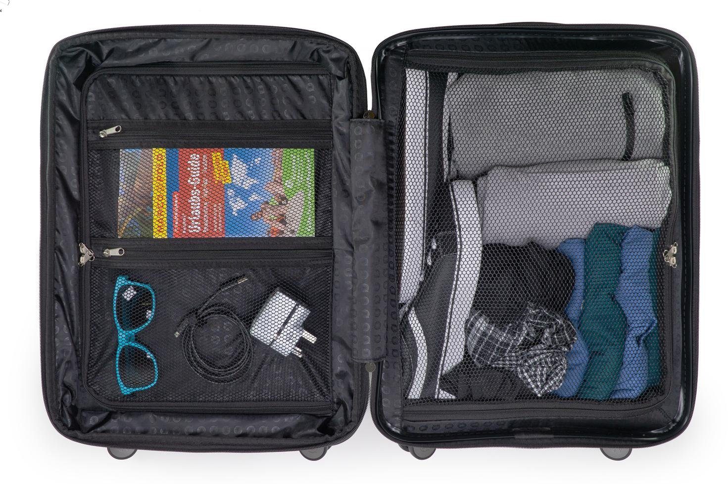 Hauptstadtkoffer Hardshell-trolley Mitte, verschillende maten en kleuren Harde koffer reisbagage TSA-slot volumevergroting bij M/L