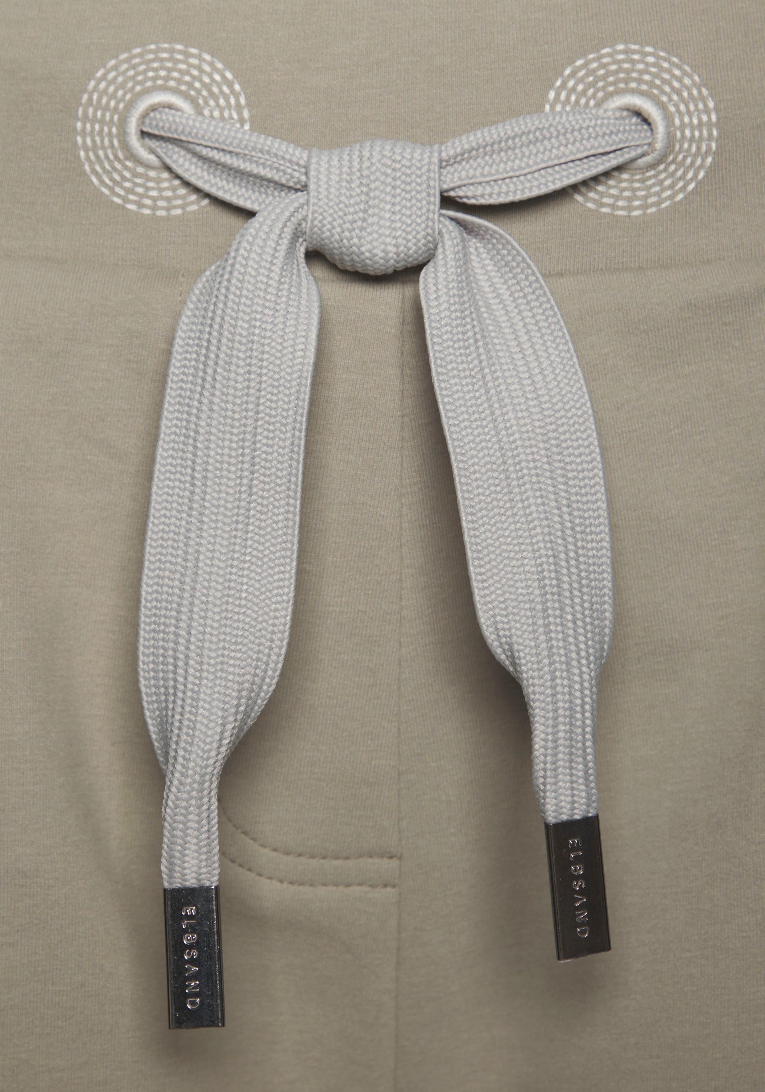 Elbsand Sweatshort Melros met zakken, korte broek van katoen, strandbroek, sportief-casual