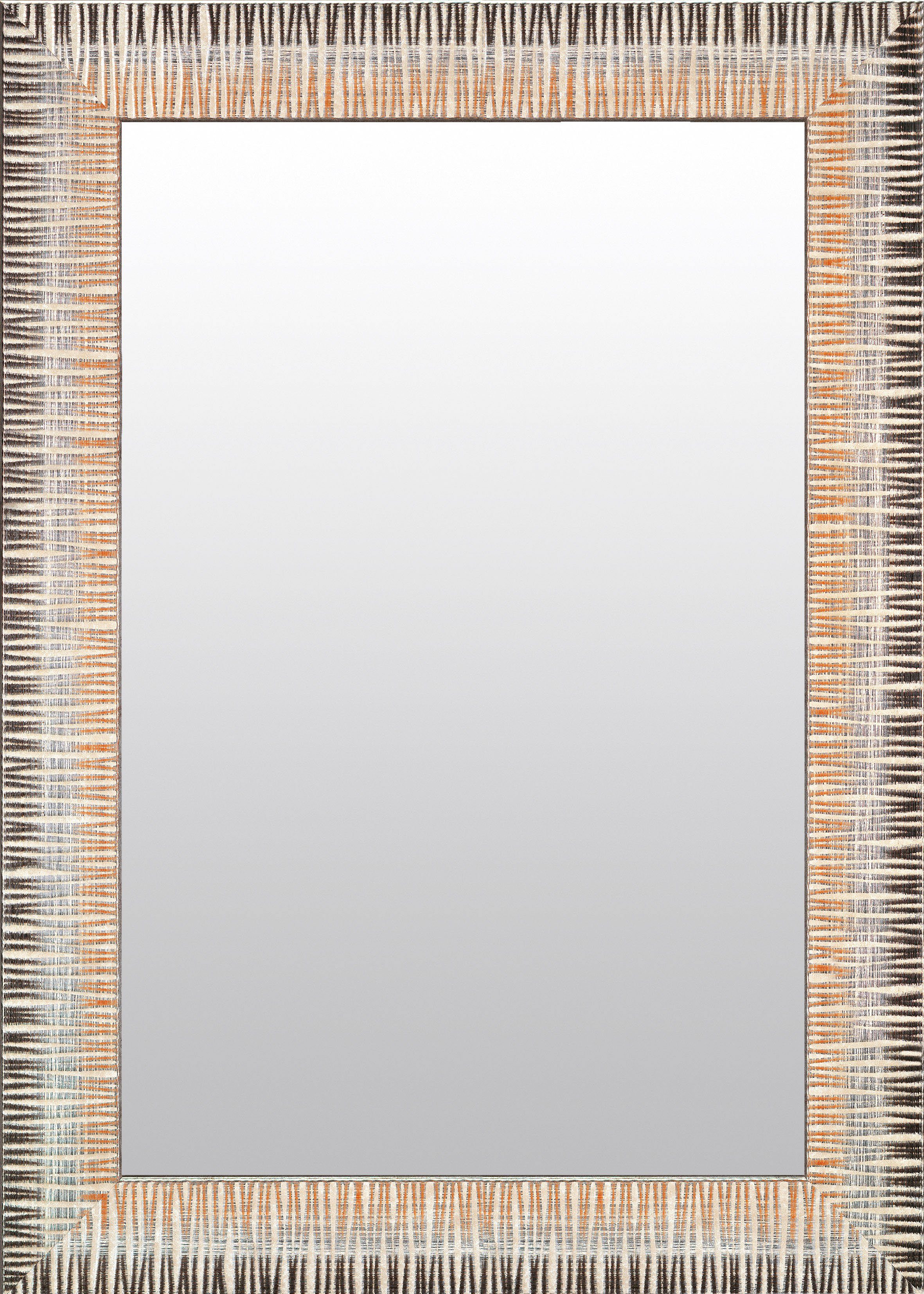Lenfra Sierspiegel Hermine Wandspiegel (1 stuk) wandspiegels maat 54 cm x 74 cm x 2 cm oranje