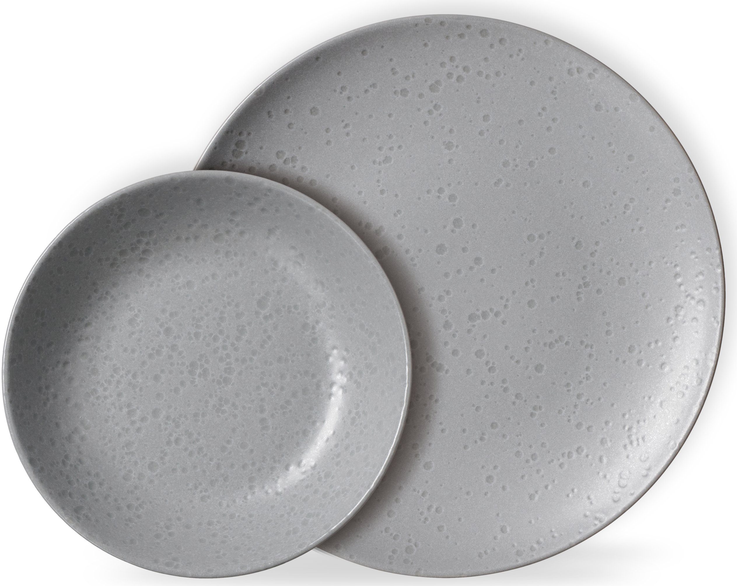 Ritzenhoff & Breker Eetservies Bordenset, Serviesset Kitwe Reactief glazuur, elk exemplaar is uniek, 8 delen, voor 4 personen (set, 8-delig)