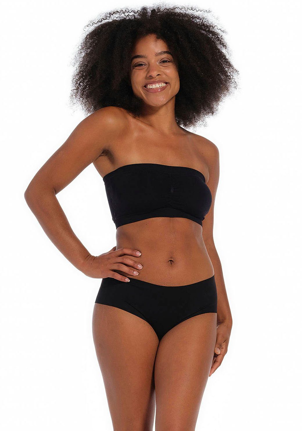 Magic Body Fashion Bandeau-bh Comfort Bandeau met uitneembare vullingen