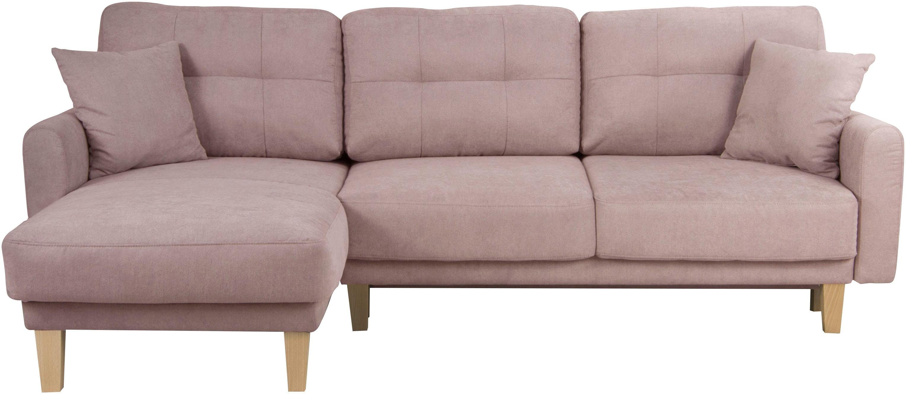 Home affaire Hoekbank TRIPLO optionele slaapbank met bedlade, afmetingen B/D/H: 234/164/89 cm
