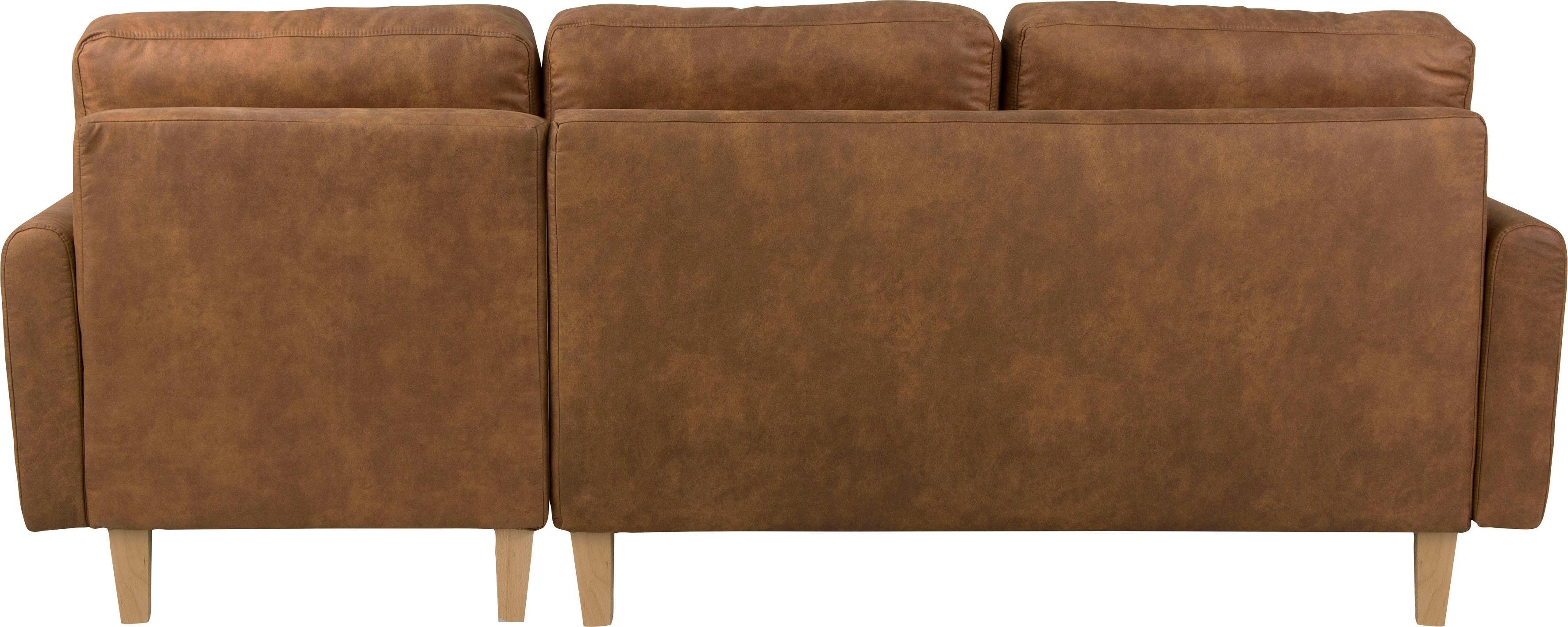 Home affaire Hoekbank TRIPLO optionele slaapbank met bedlade, afmetingen B/D/H: 234/164/89 cm