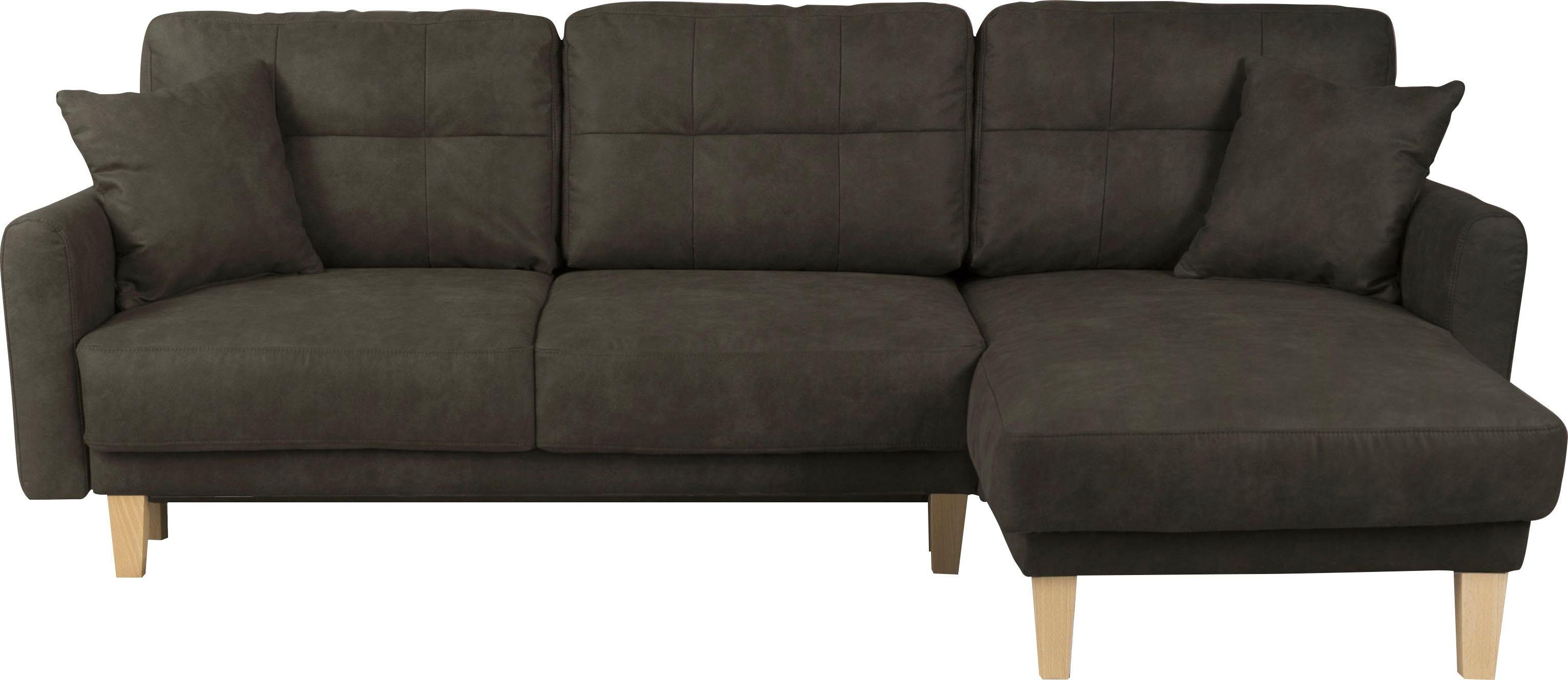 Home affaire Hoekbank TRIPLO optionele slaapbank met bedlade, afmetingen B/D/H: 234/164/89 cm
