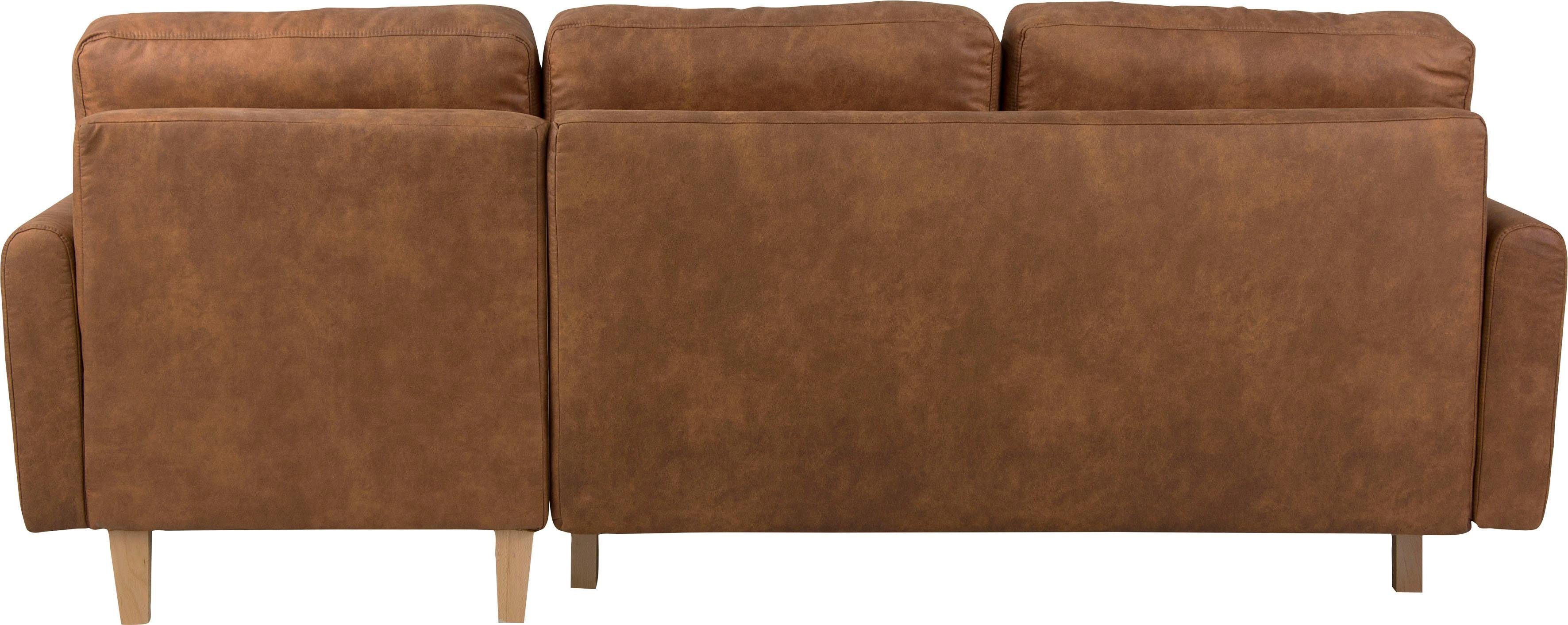 Home affaire Hoekbank TRIPLO optionele slaapbank met bedlade, afmetingen B/D/H: 234/164/89 cm