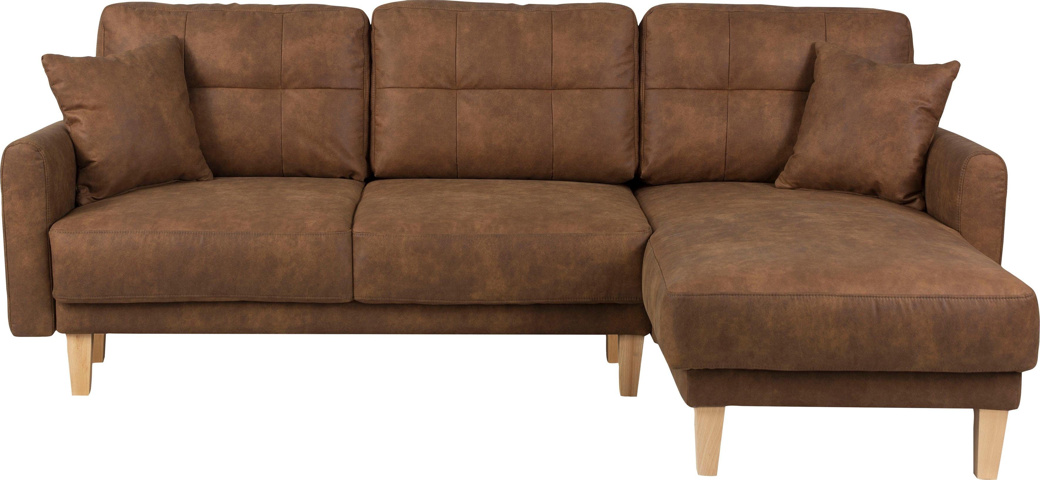 Home affaire Hoekbank TRIPLO optionele slaapbank met bedlade, afmetingen B/D/H: 234/164/89 cm