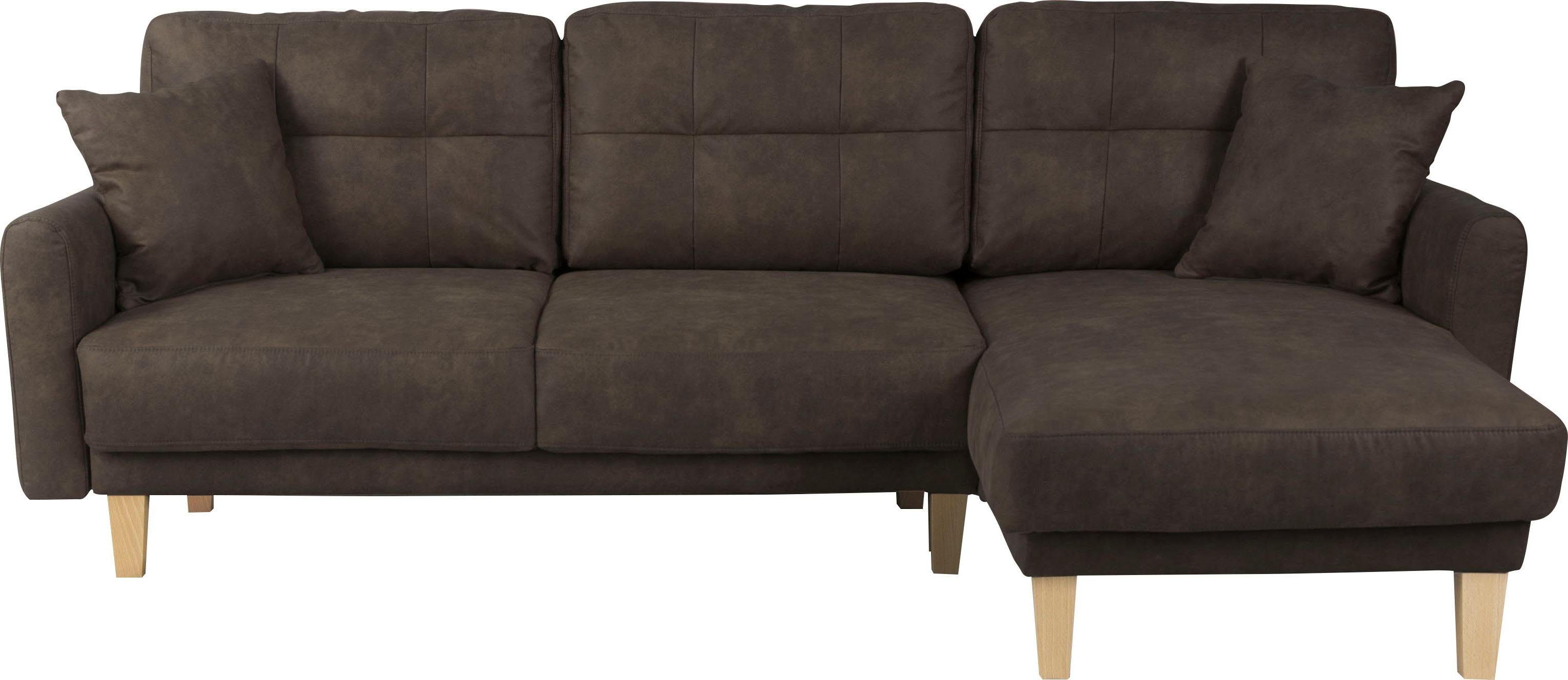 Home affaire Hoekbank TRIPLO optionele slaapbank met bedlade, afmetingen B/D/H: 234/164/89 cm