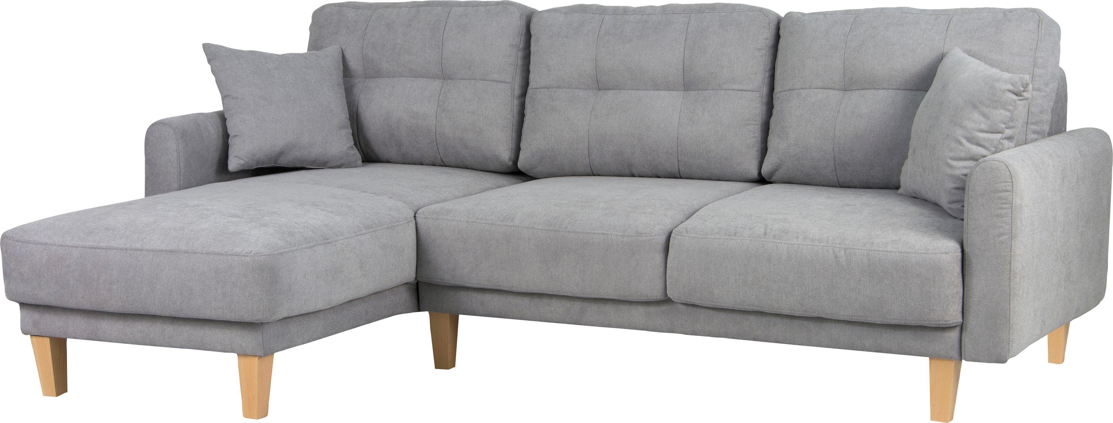 Home affaire Hoekbank TRIPLO optionele slaapbank met bedlade, afmetingen B/D/H: 234/164/89 cm