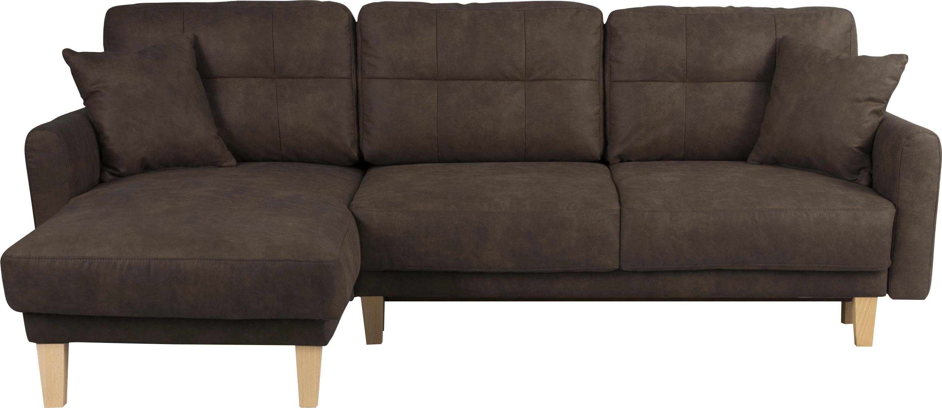 Home affaire Hoekbank TRIPLO optionele slaapbank met bedlade, afmetingen B/D/H: 234/164/89 cm