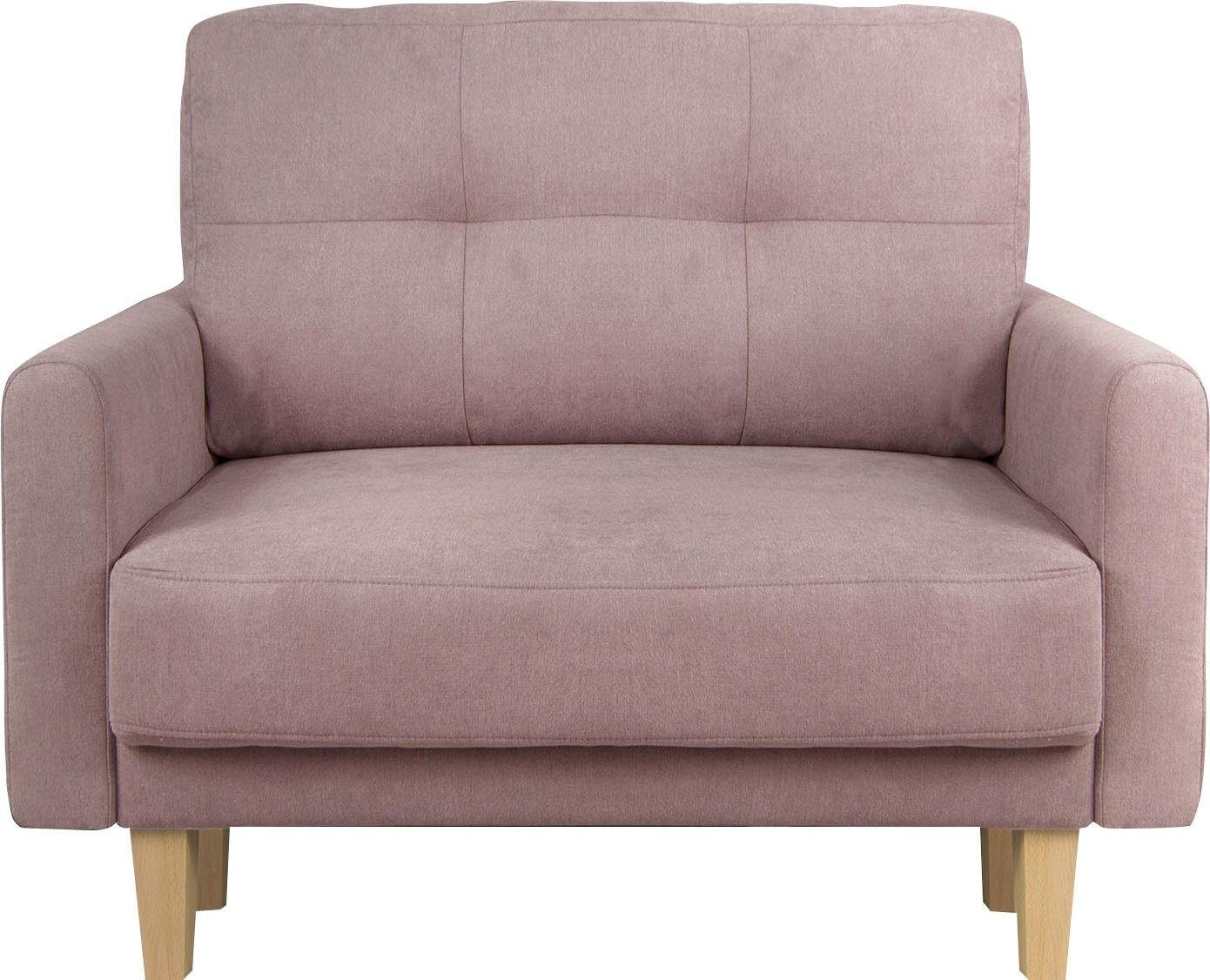 Home affaire Fauteuil TRIPLO relaxstoel met golfondersteuning, afmetingen B/D/H: 95/100/89 cm