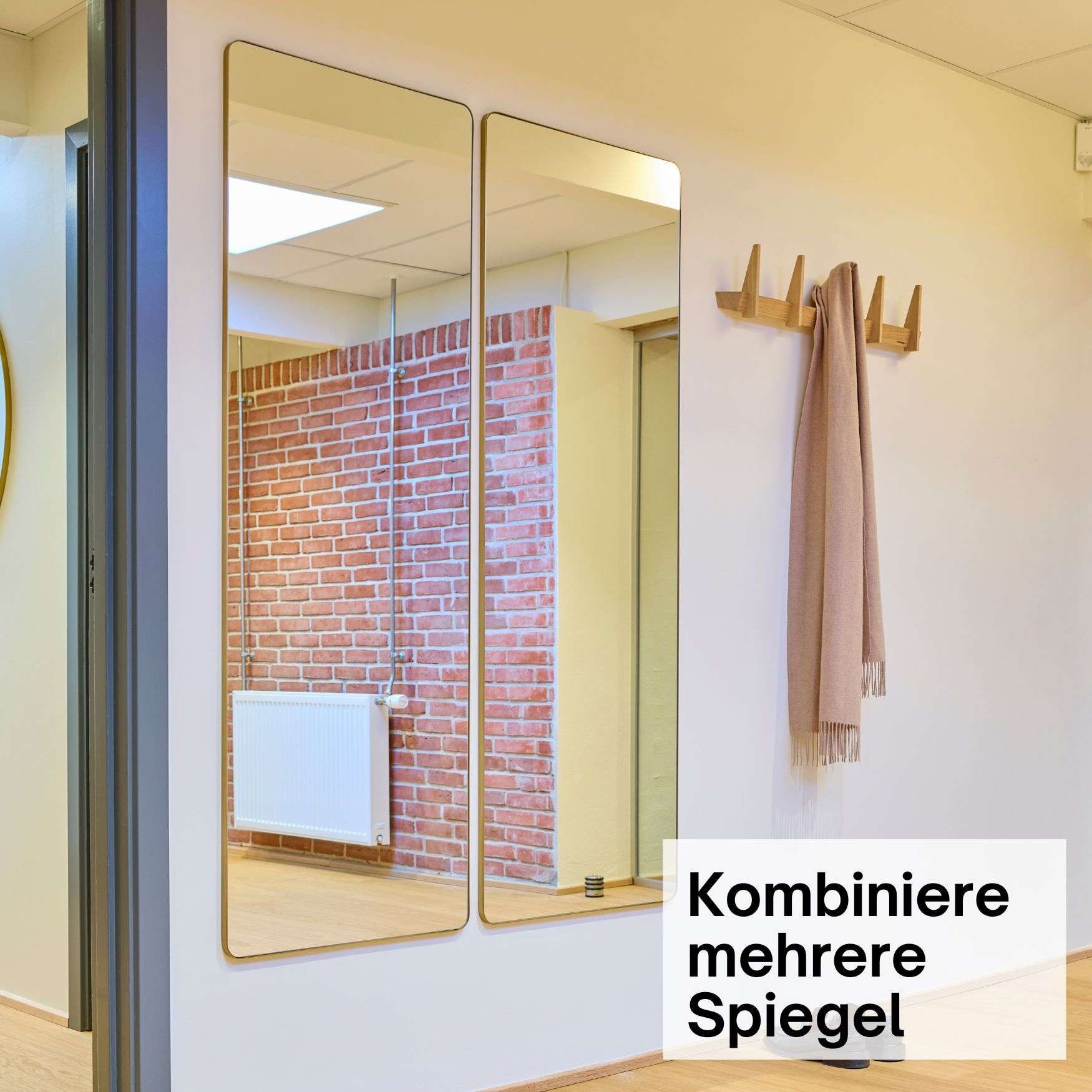 Loevschall Spiegel Refine, wandspiegel voor alle ruimte types, stijlvolle lijst