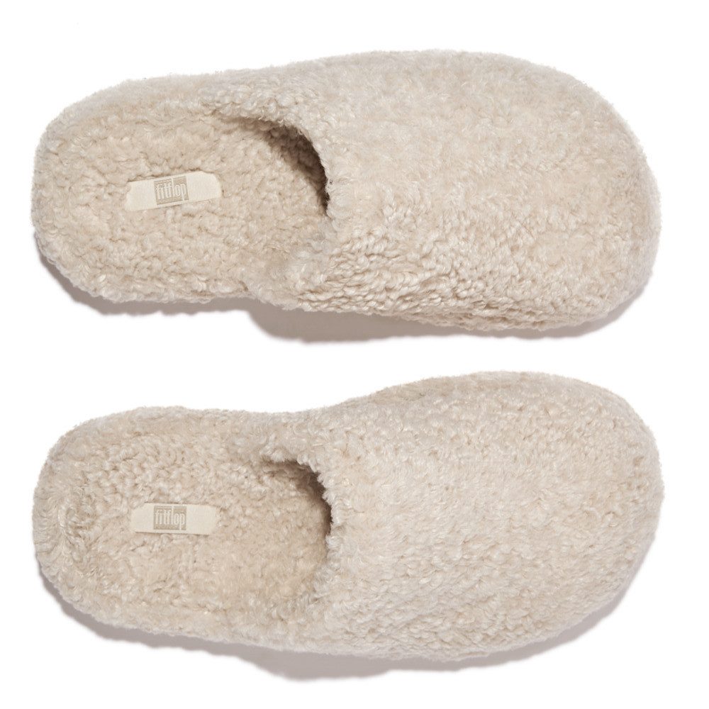 Fitflop Pantoffels IQUSHION D-LUXE PADDED TEDDY SLIPPER MULES