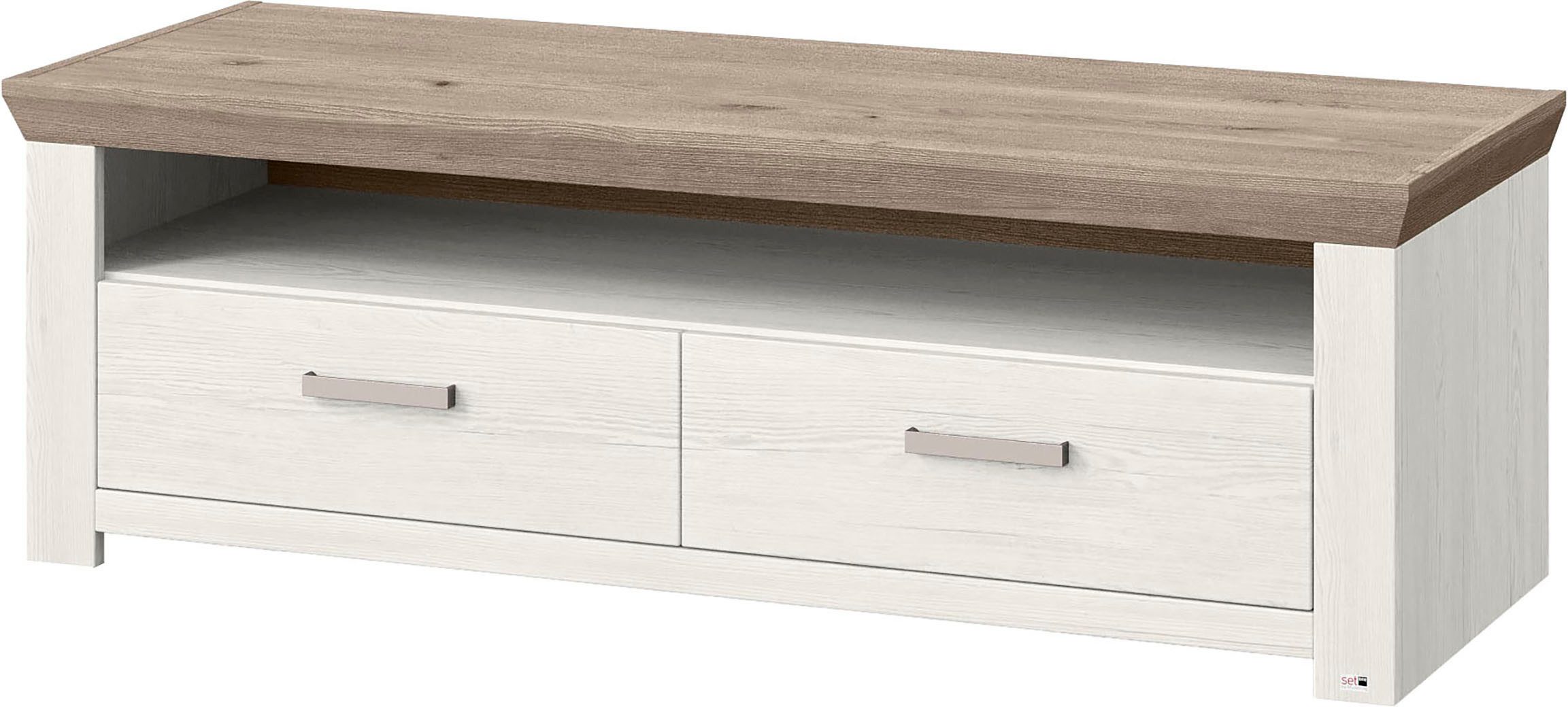 set one by Musterring Tv-meubel York Type 31, met 2 laden, verlichting optioneel, breedte 140 cm